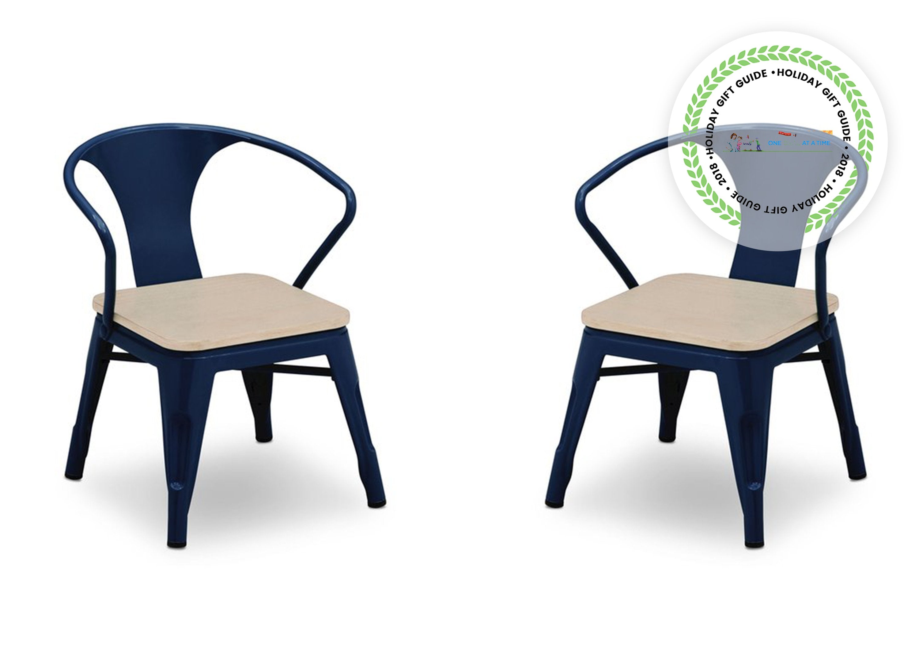 Modern Bistro 2-Piece Chair Set for Outdoor Patio, Garden, or Balcony - Lightweight & Durable Metal Cafe Dining Chairs