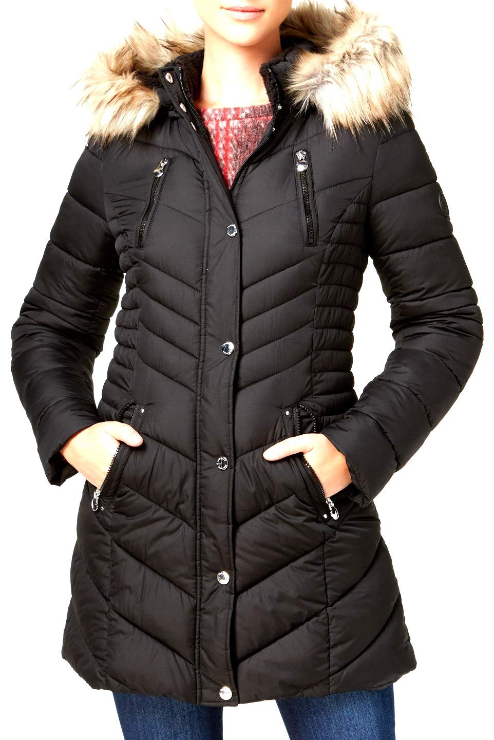 Shelli Segal Women's Walking Coat - Lightweight Water-Resistant Trench Coat for Travel, Commuting & Everyday Wear | Laundry by Shelli Segal