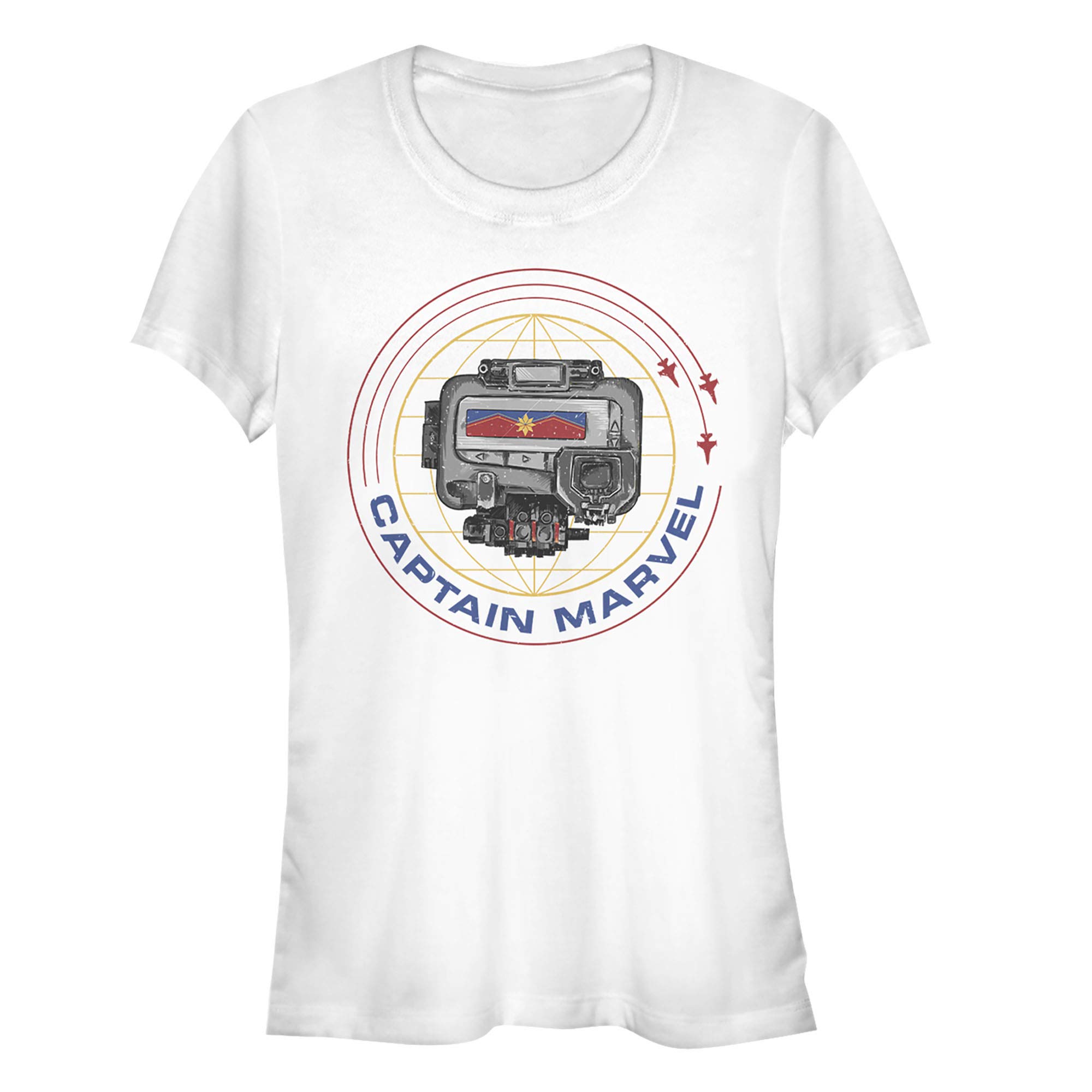 Marvel Junior's Captain Galactic Graphic Pager T-Shirt for Kids - Superhero Cotton Tee for Boys & Girls - Perfect for Cosplay, Birthday Parties & Everyday Wear