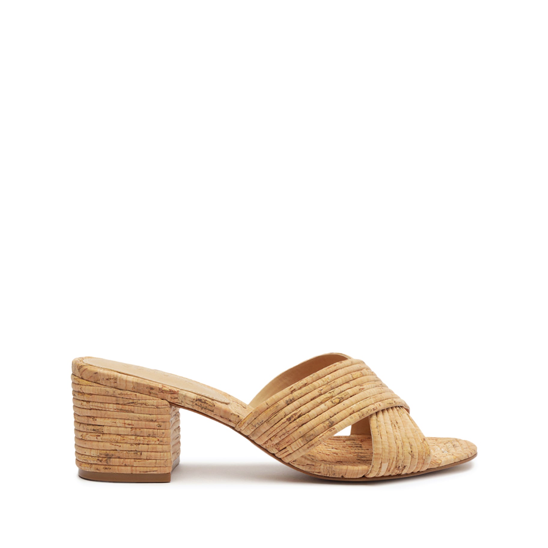 Latifah Women's Cork Mule Sandals - Comfortable & Stylish Summer Slide Shoes for Beach, Pool, and Casual Outings