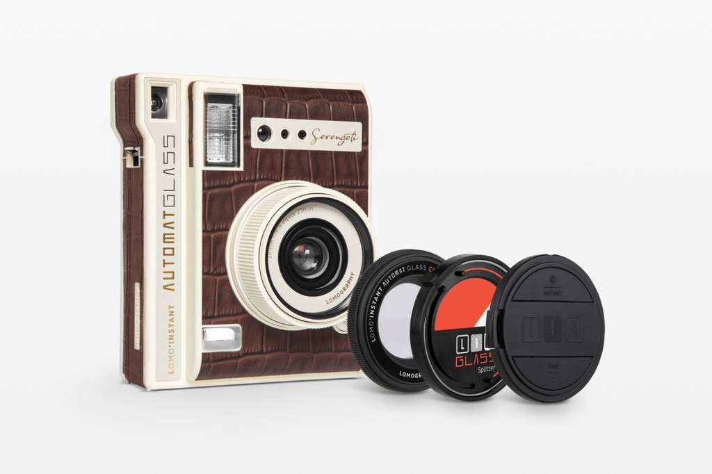 Lomography Lomo'Instant Automat Glass Serengeti Instant Camera - Vintage Style Analog Photography for Travel & Outdoor Adventures