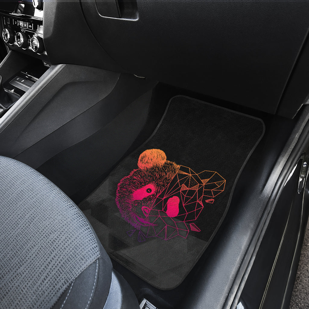Premium Poly Panda Design Car Floor Mats - Non-Slip, Durable & Easy to Clean - Perfect for SUVs, Sedans & Trucks - Keep Your Vehicle Clean & Stylish