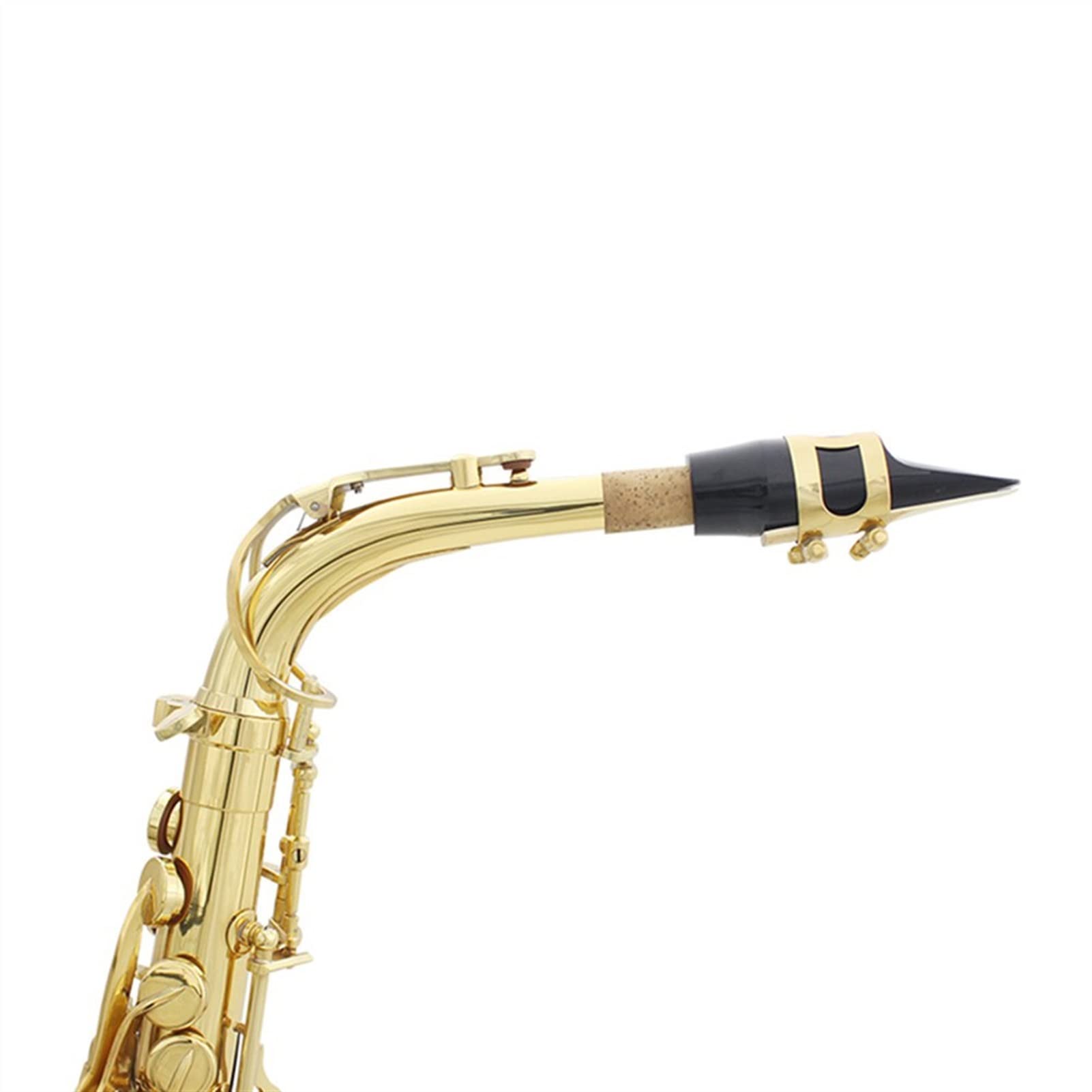 EB Alto Saxophone for Beginners - Brass Gold Lacquer E Flat Sax Woodwind Instrument with Case, Gloves & Cleaning Kit | Perfect for School Bands, Jazz Ensembles & Music Practice