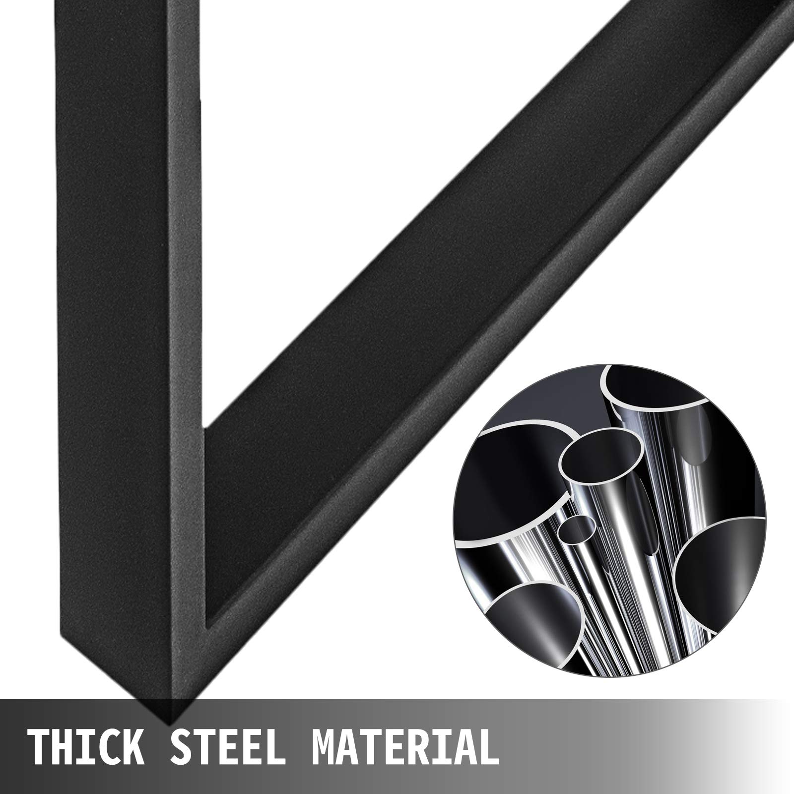 VEVOR Heavy Duty Steel Table Legs Set of 2 - 28
