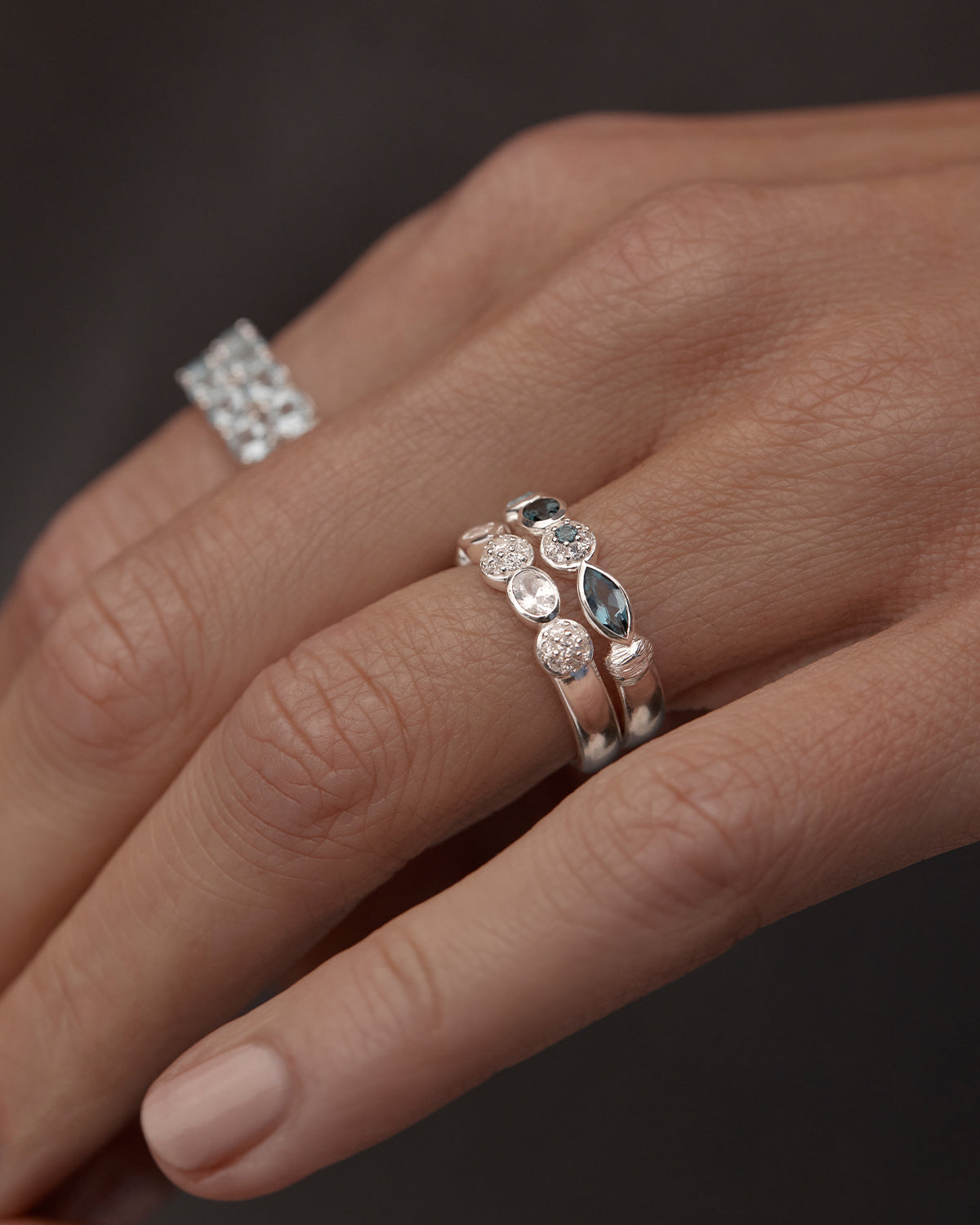 925 Sterling Silver Eye Protection Crystal Ring - Elegant Jewelry for Women, Perfect Gift for Birthday, Anniversary & Everyday Wear