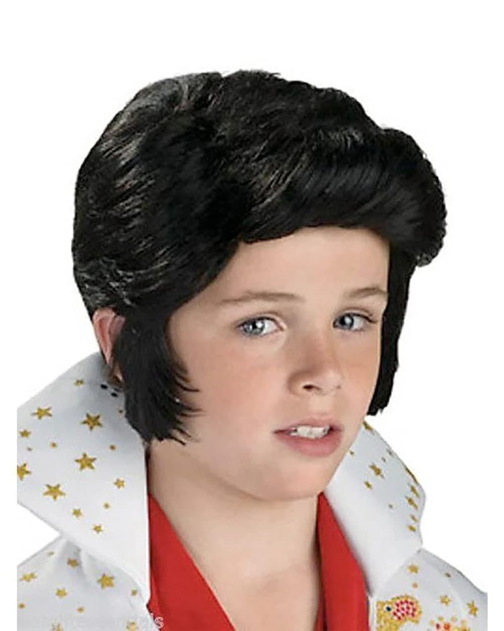 Elvis Presley Child Wig for Kids - Official Rubie's Costume Party Accessory - Perfect for Halloween, Cosplay, and Themed Birthday Parties