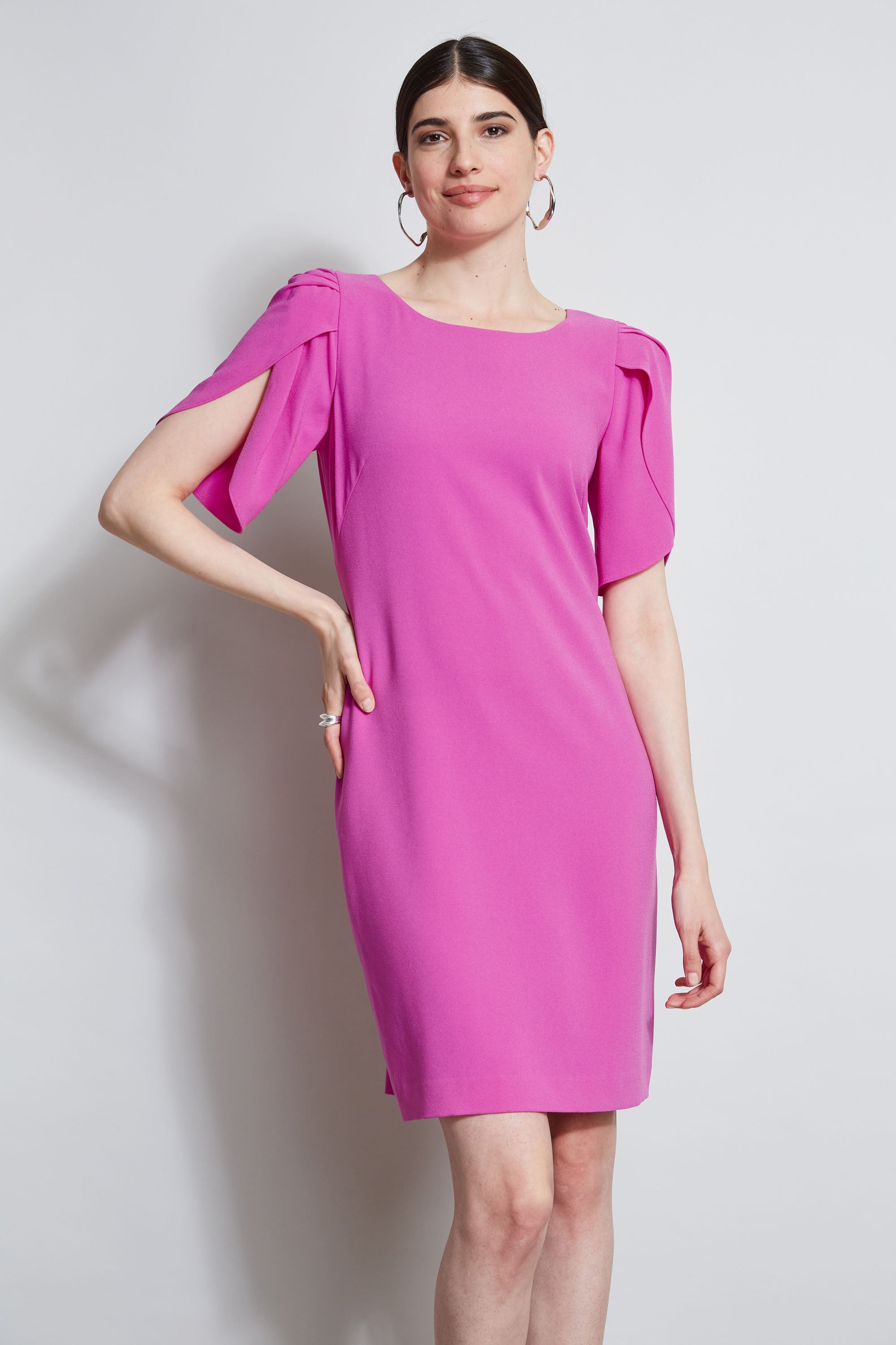 Elegant Slit Sleeve Dress for Women - Fashionable Party & Evening Wear - Perfect for Date Night, Cocktail Parties & Special Occasions