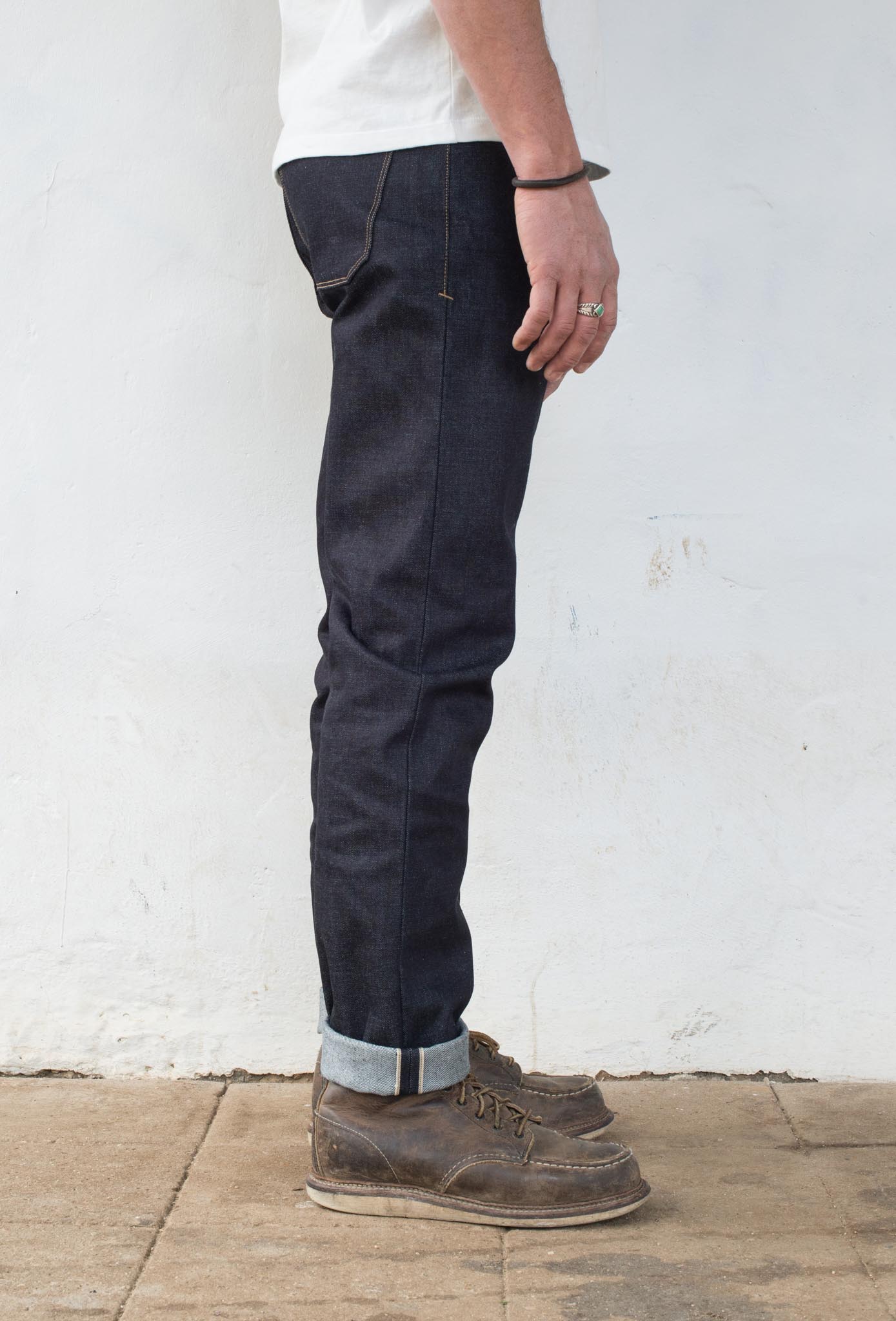 Freenote Portola Classic Tapered 14.5oz Kaihara Selvedge Denim Jeans for Men - Premium Raw Denim Pants for Casual Wear & Work