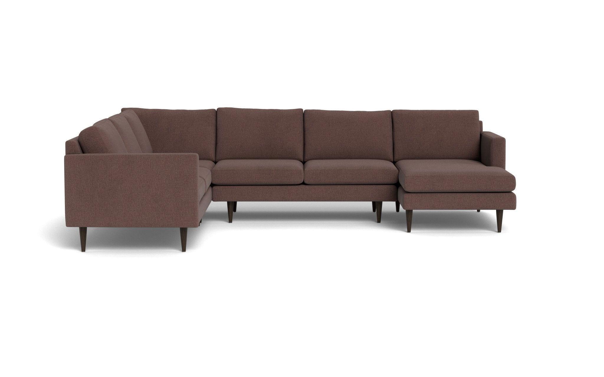 Wallace 131 Modern Untufted Corner Sectional Sofa with Right Chaise - Perfect for Living Room, Lounge & Family Room Comfort