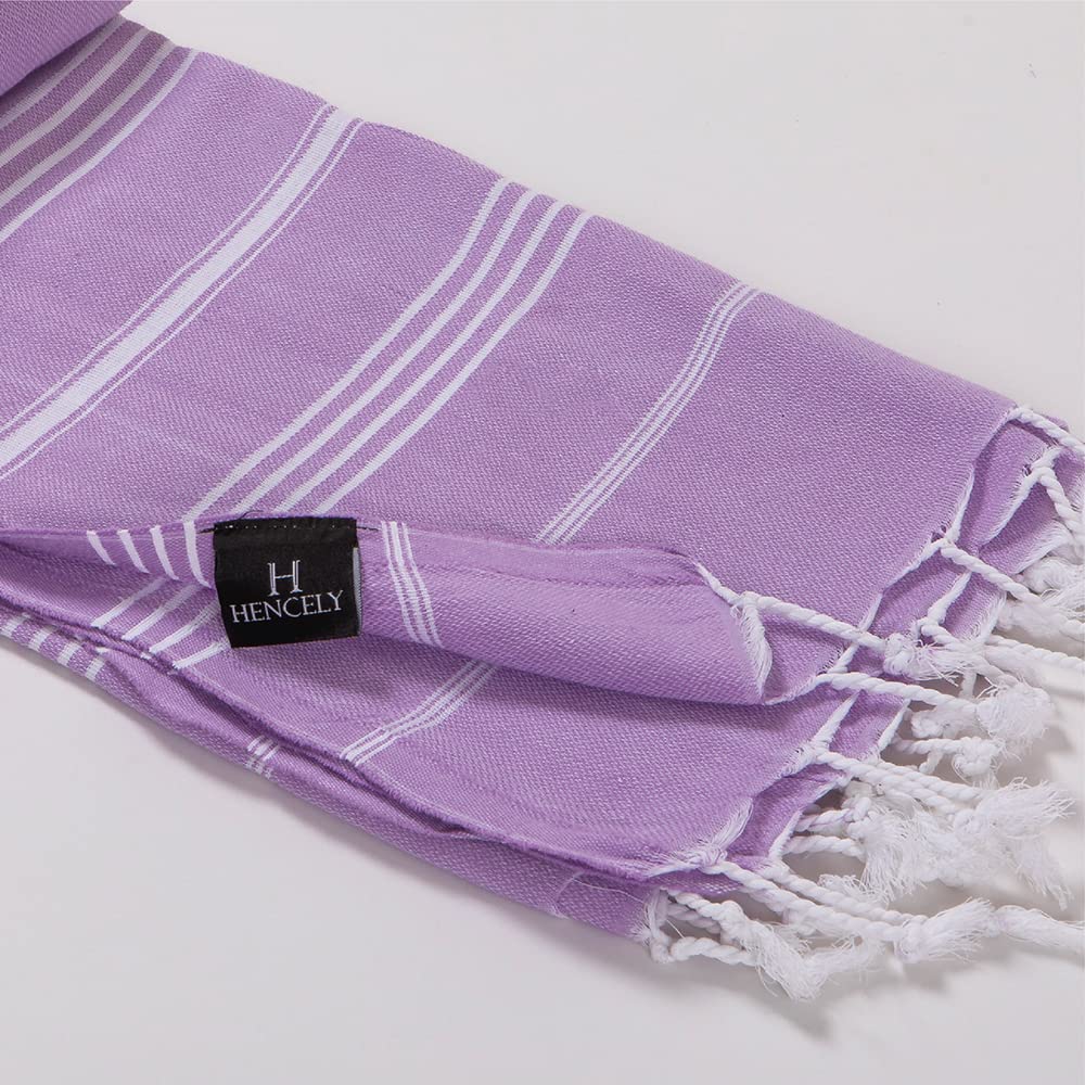 Turkish Beach Towel - Oversized Sand-Free Quick-Dry for Pool, Beach & Travel (Lilac)