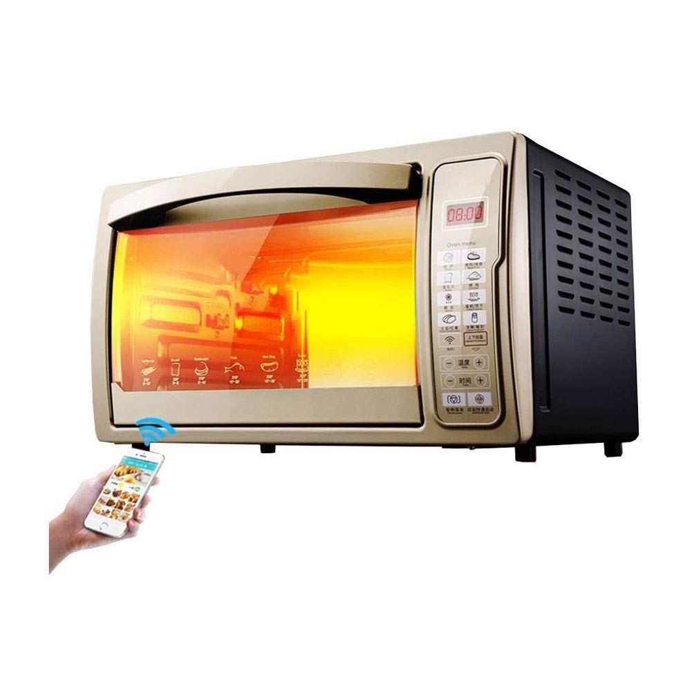HEMFV Compact Toaster Oven with Bake Tray & Toast Rack - Smart Remote Control, Egg Roaster & Pizza Maker for Small Kitchens, Dorms, and Apartments - Perfect for Breakfast, Baking, and Quick Meals