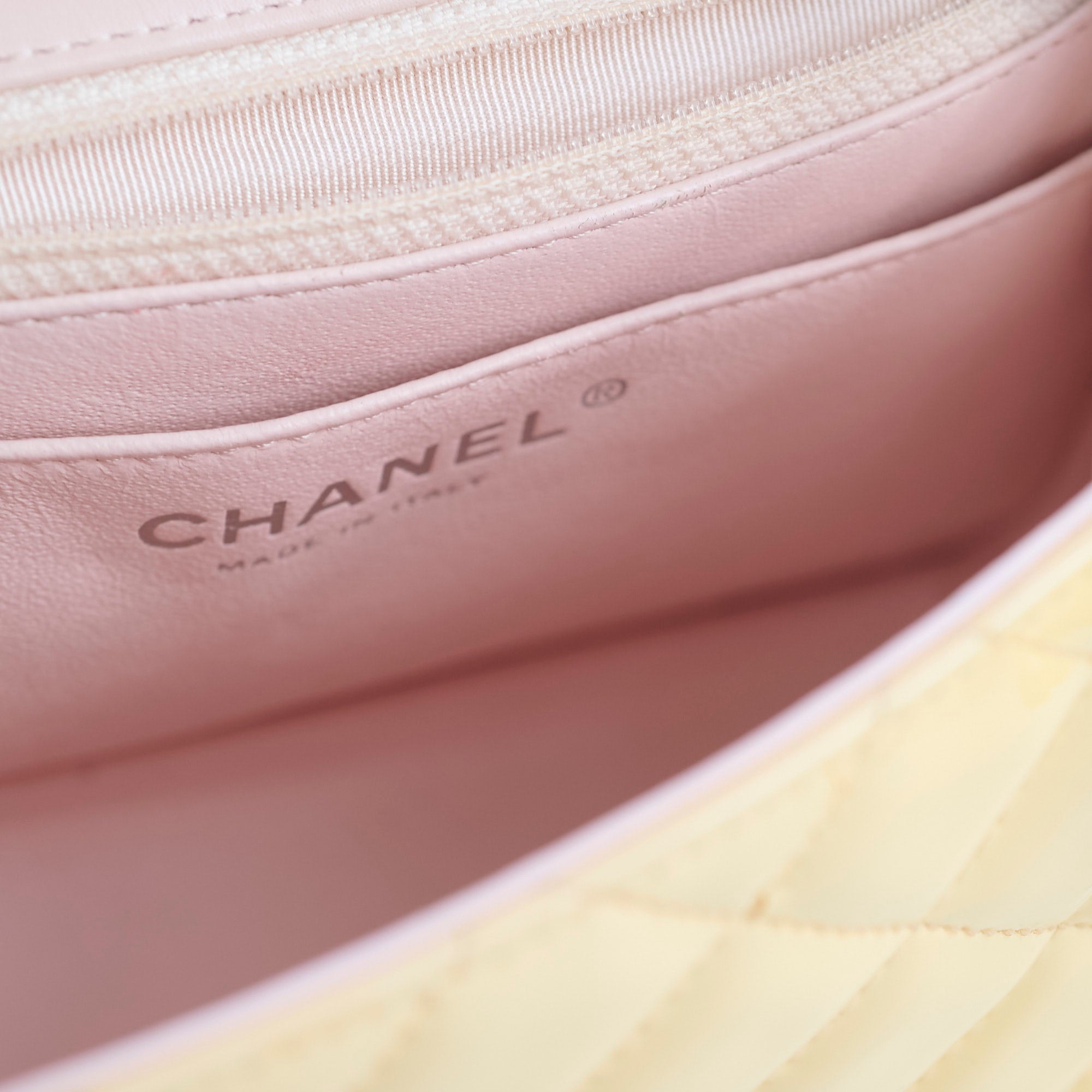 Chanel Mini Square Bag Patent Leather Yellow Crossbody Bag for Women | Luxury Designer Handbag for Parties, Dating & Special Occasions