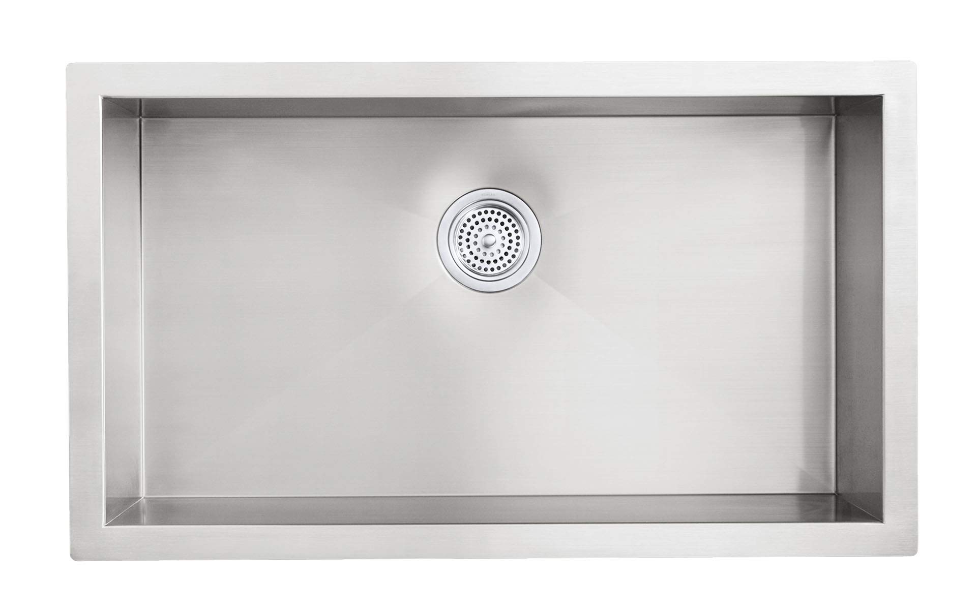 KOHLER 3821-NA Vault Single Bowl Kitchen Sink - Large 33