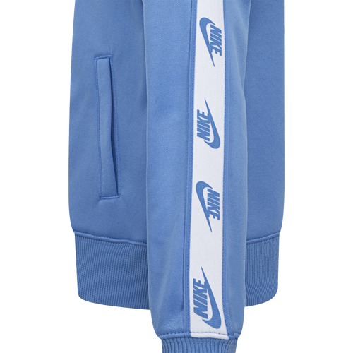 Nike Kids' Logo Taping Full Zip Blue Tracksuit Set - Boys & Girls Sportswear for Running, School & Casual Outfits