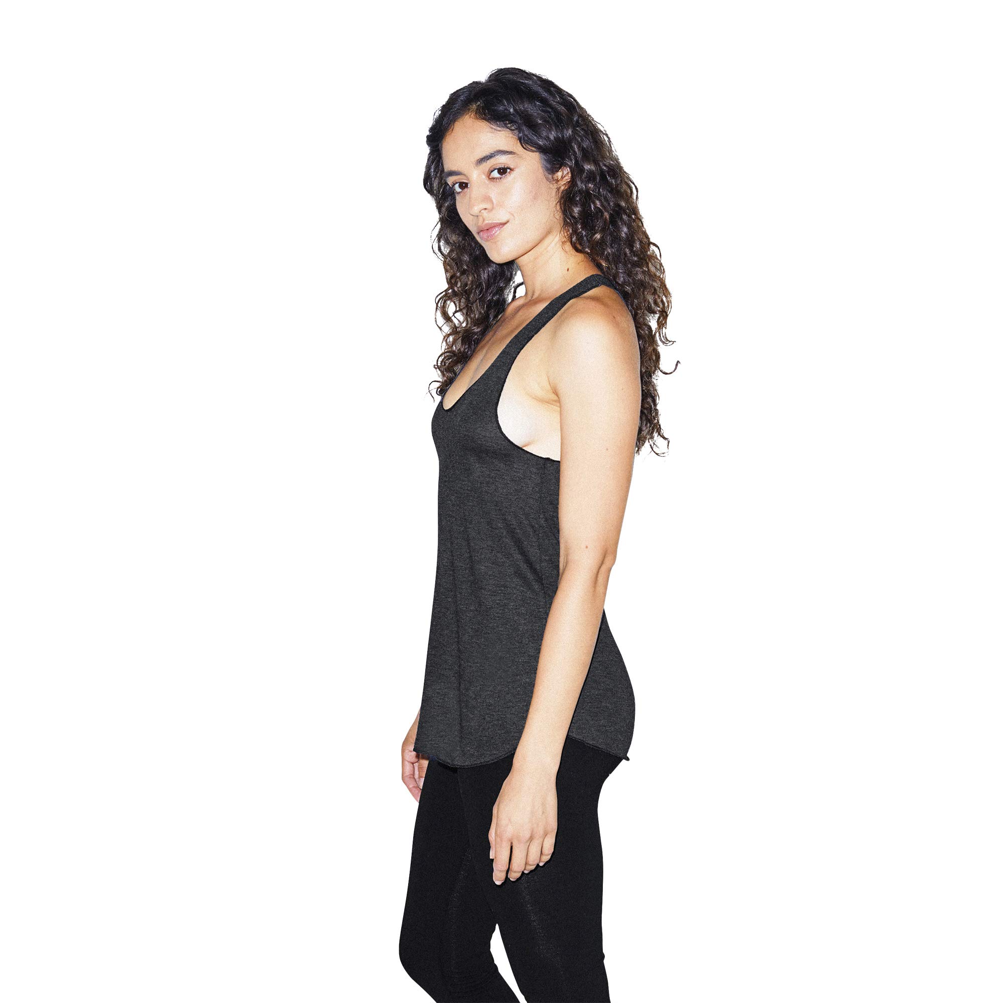 American Apparel Women's Tri-Blend Sleeveless Racerback Tank Top - Soft Breathable Workout Shirt for Yoga, Running & Gym