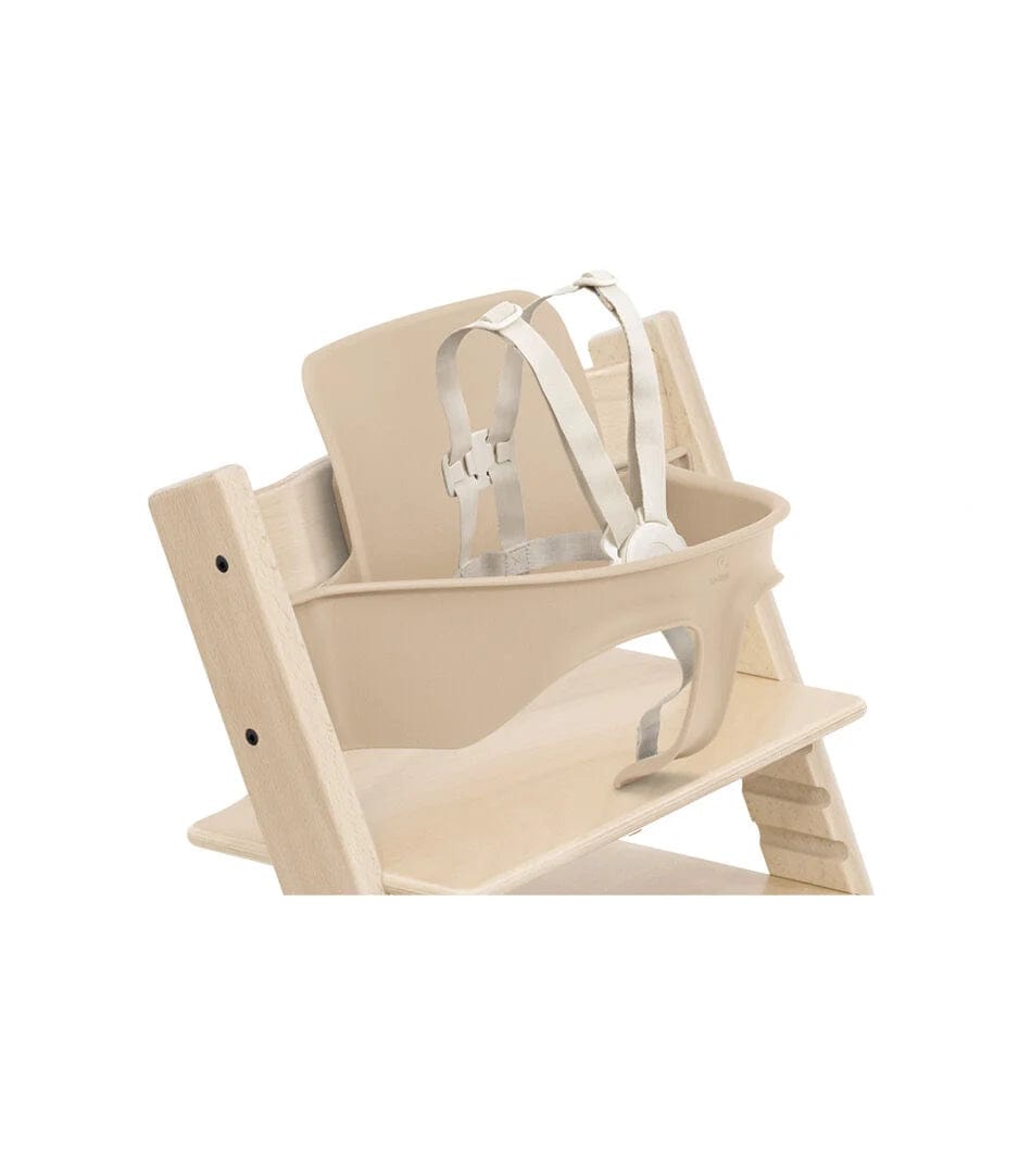Stokke Tripp Trapp High Chair with Baby Set & Safety Harness - Adjustable Wooden Chair for Toddlers & Infants - Perfect for Dining, Feeding, and Family Mealtime