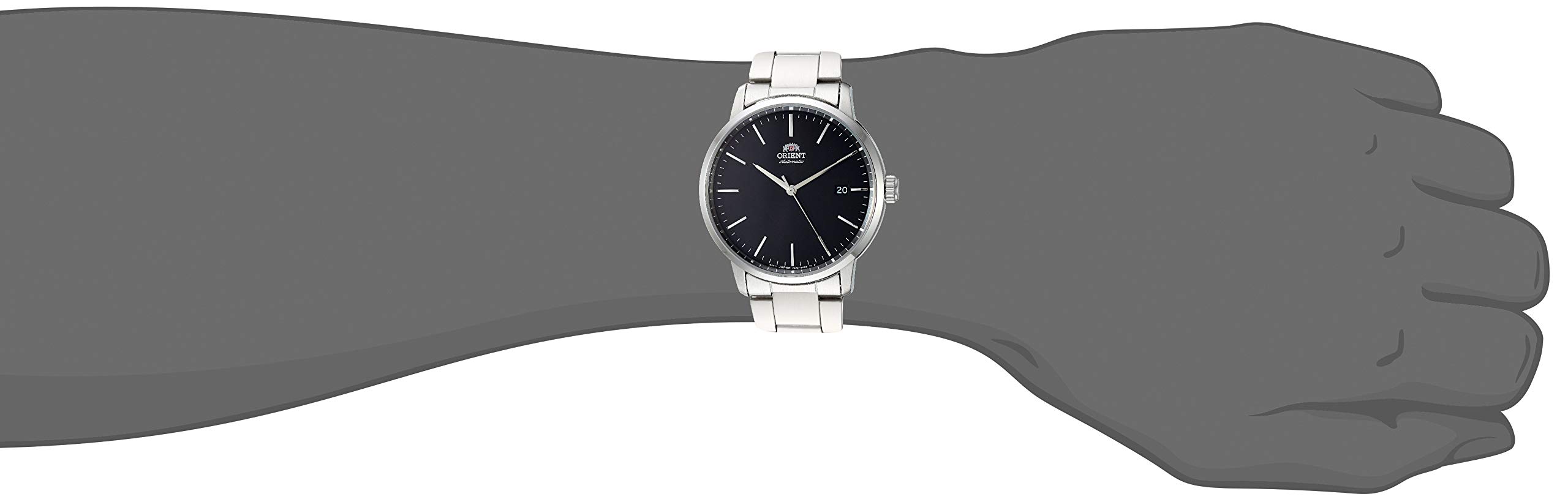 Orient RA-AC0E Japanese Automatic Hand Winding Contemporary Watch for Men - Stylish Dress Watch for Business, Formal Occasions & Everyday Wear