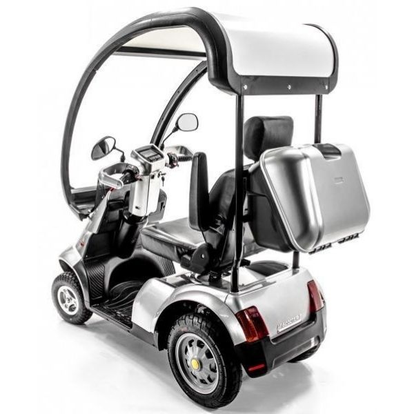 AFIKIM Afiscooter S 4 Wheel Mobility Scooter for Adults - Electric Powered Disability Scooter with Comfortable Seat & Long Battery Life - Perfect for Shopping, Travel & Outdoor Activities