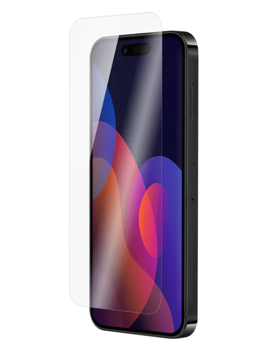 Eco-Friendly Qdos OptiGuard Tempered Glass Screen Protector for iPhone 15 Pro - Crystal Clear HD Protection - Perfect for Everyday Use, Work & Outdoor Activities