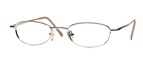 Multi-View Computer Reading Glasses Model 13 - Gold Frame +1.25 Strength for Office Work & Screen Time