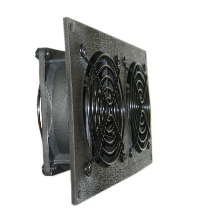 Cabcool 802U Dual 80mm USB Powered PC Case Cooling Fan Kit - Quiet Cooling Solution for Gaming PC, Home Office & Server Cabinets