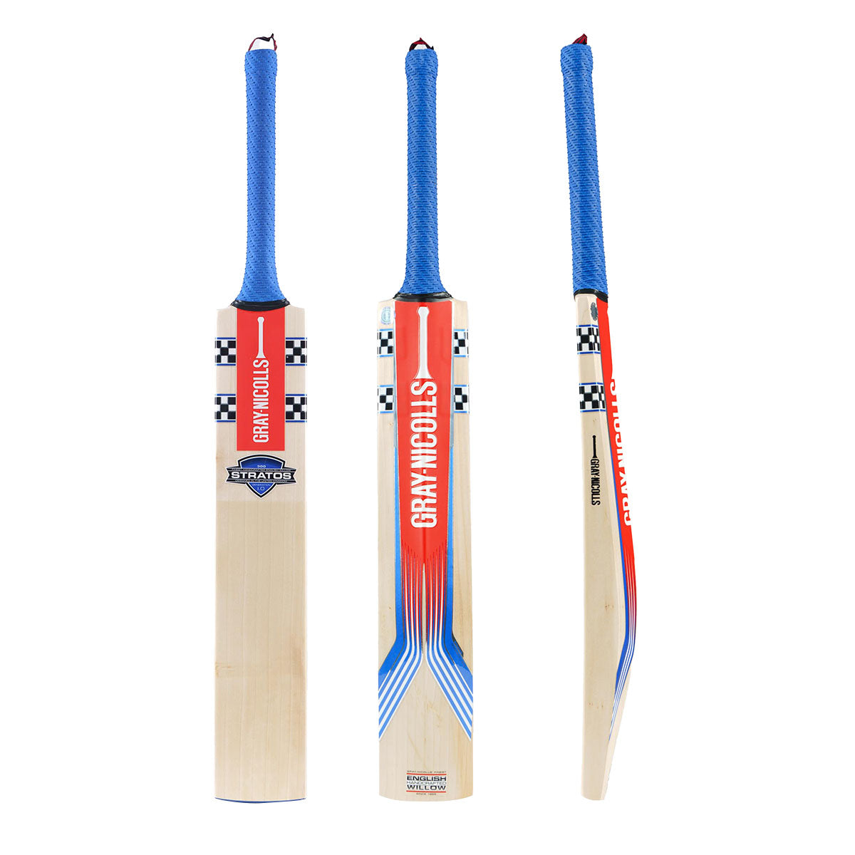 Gray Nicolls Stratos Gen 1.0 300 Junior Cricket Bat - Lightweight English Willow Cricket Bat for Kids & Youth | Perfect for Practice Matches & Training Sessions