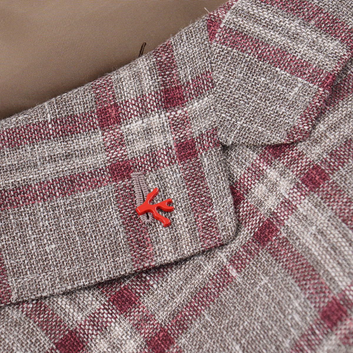 Isaia Slim Fit Wool Linen Silk Blazer for Men - Premium Italian Sport Coat for Business, Weddings & Formal Occasions