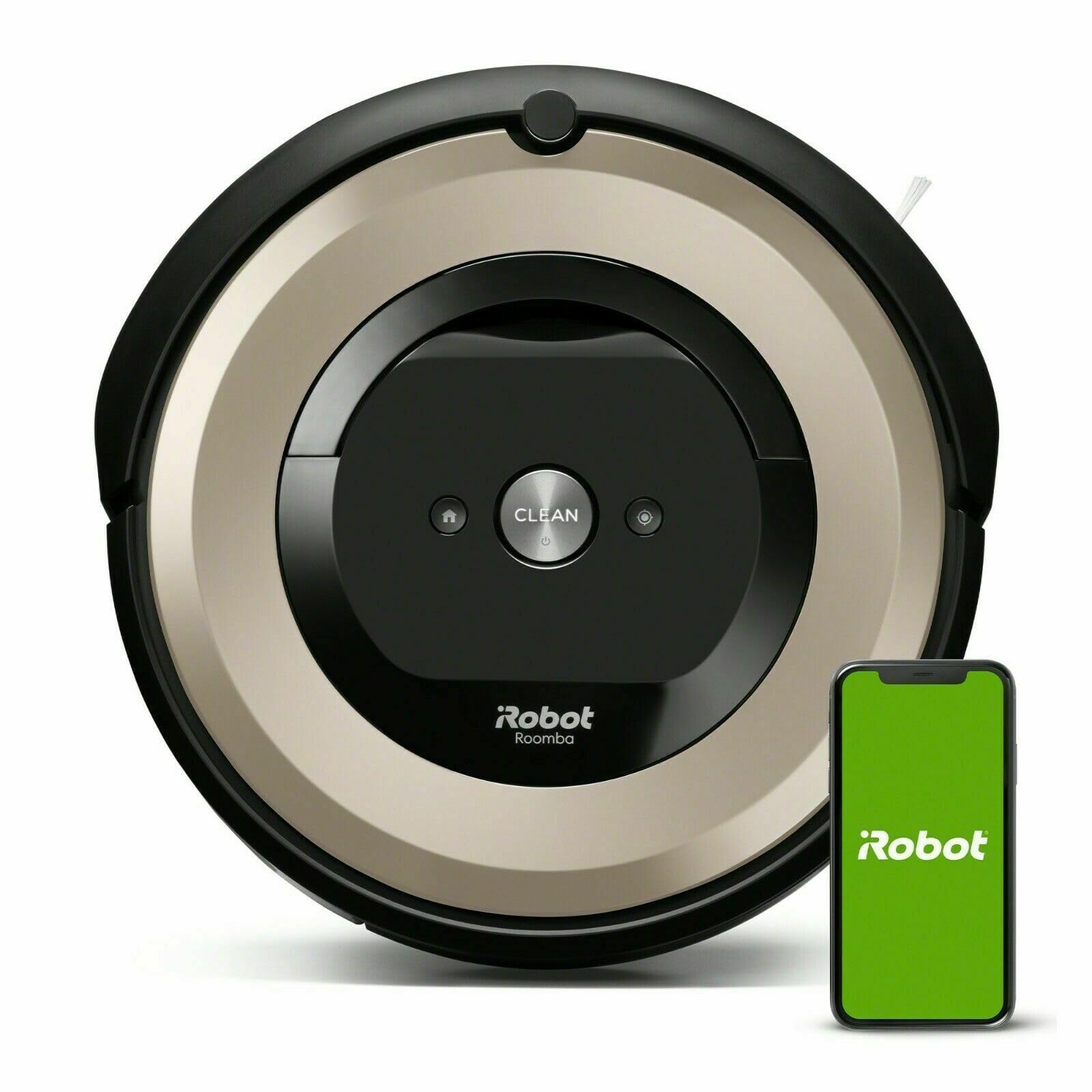 iRobot Roomba E6 (6199) Wi-Fi Connected Robot Vacuum - Works with Alexa, Self-Charging, Ideal for Pet Hair, Carpets & Hard Floors (Renewed) | Perfect for Homes with Pets, Daily Cleaning & Smart Home Integration