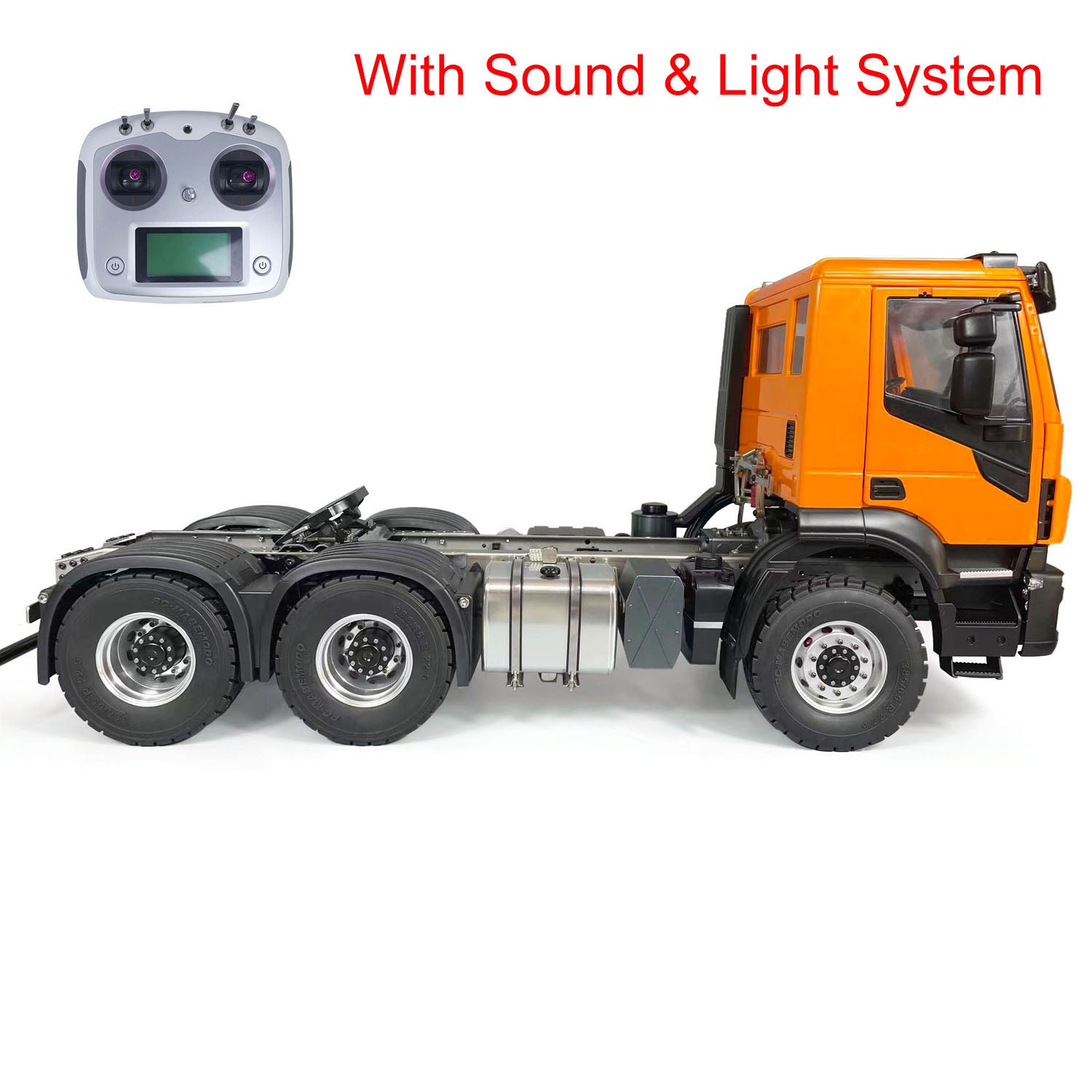 1/14 Scale 6x4 RC Tractor Truck - 2 Speed Remote Control Toy Car with Metal Chassis | PNP DIY Hobby Model for Adults & Kids | Perfect for Off-Road Racing, Construction Play & Collectors