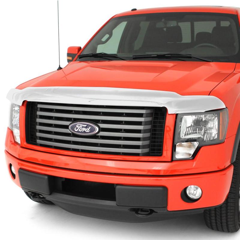 AVS High Profile Hood Shield (Chrome) for 2005-2010 Jeep Grand Cherokee - Durable Wind Deflector for Off-Road & Highway Driving