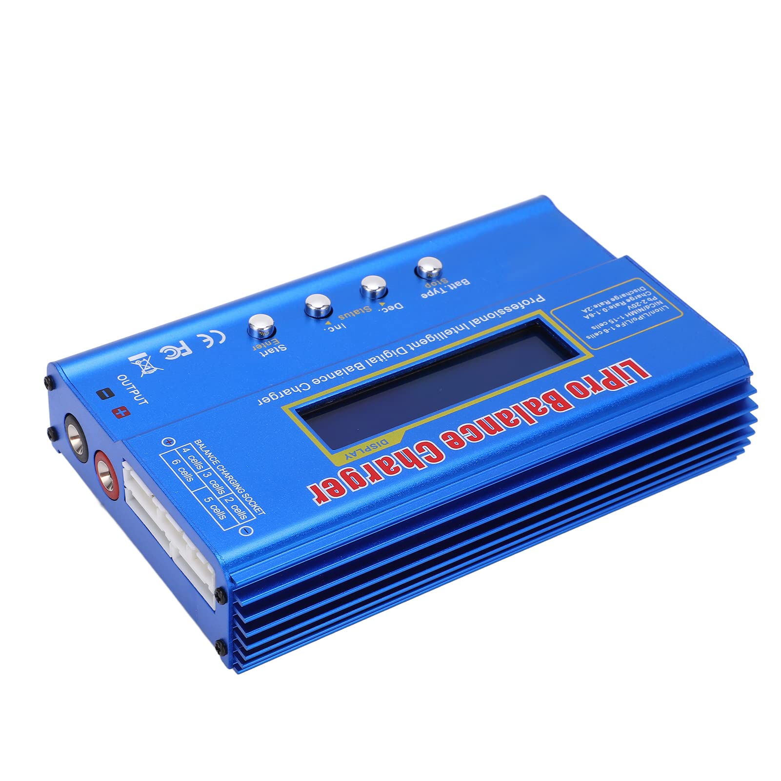 B6 Lithium Battery Charger 12V 5A - Smart Balance Charger for RC Airplane, Drone, Car Models - Fast Charging & Easy to Use - Perfect for Hobbyists & DIY Enthusiasts