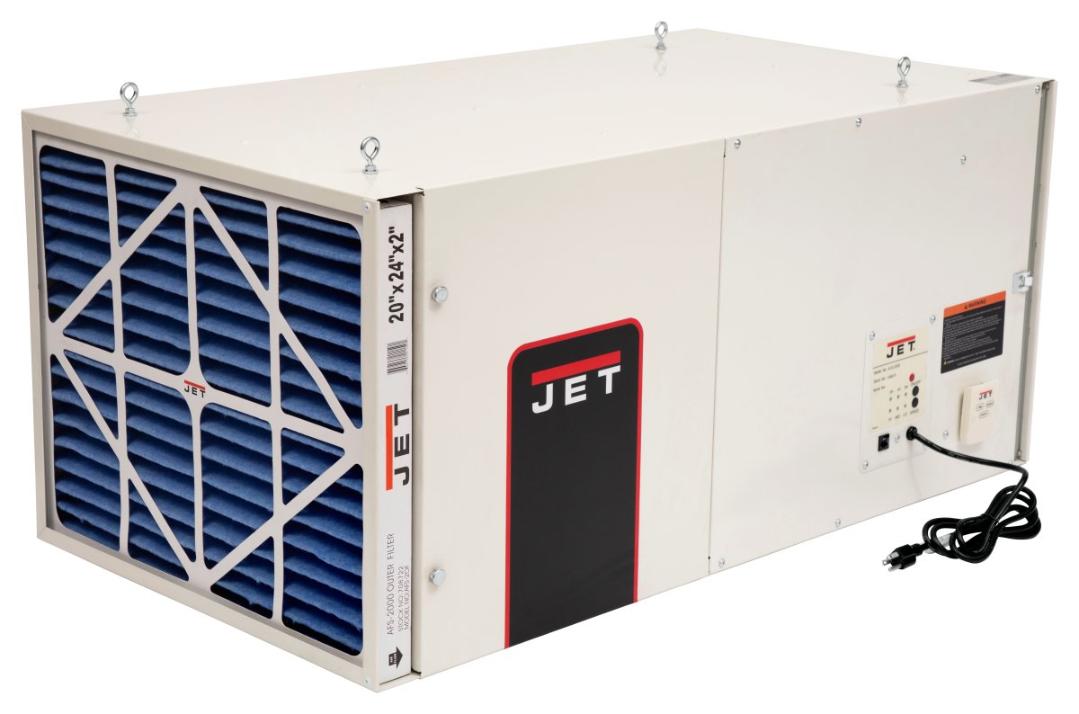 AFS 2000 High Power Air Filtration System 1700CFM with 3 Speed Settings & Remote Control - Perfect for Home, Office, and Workshop Air Purification