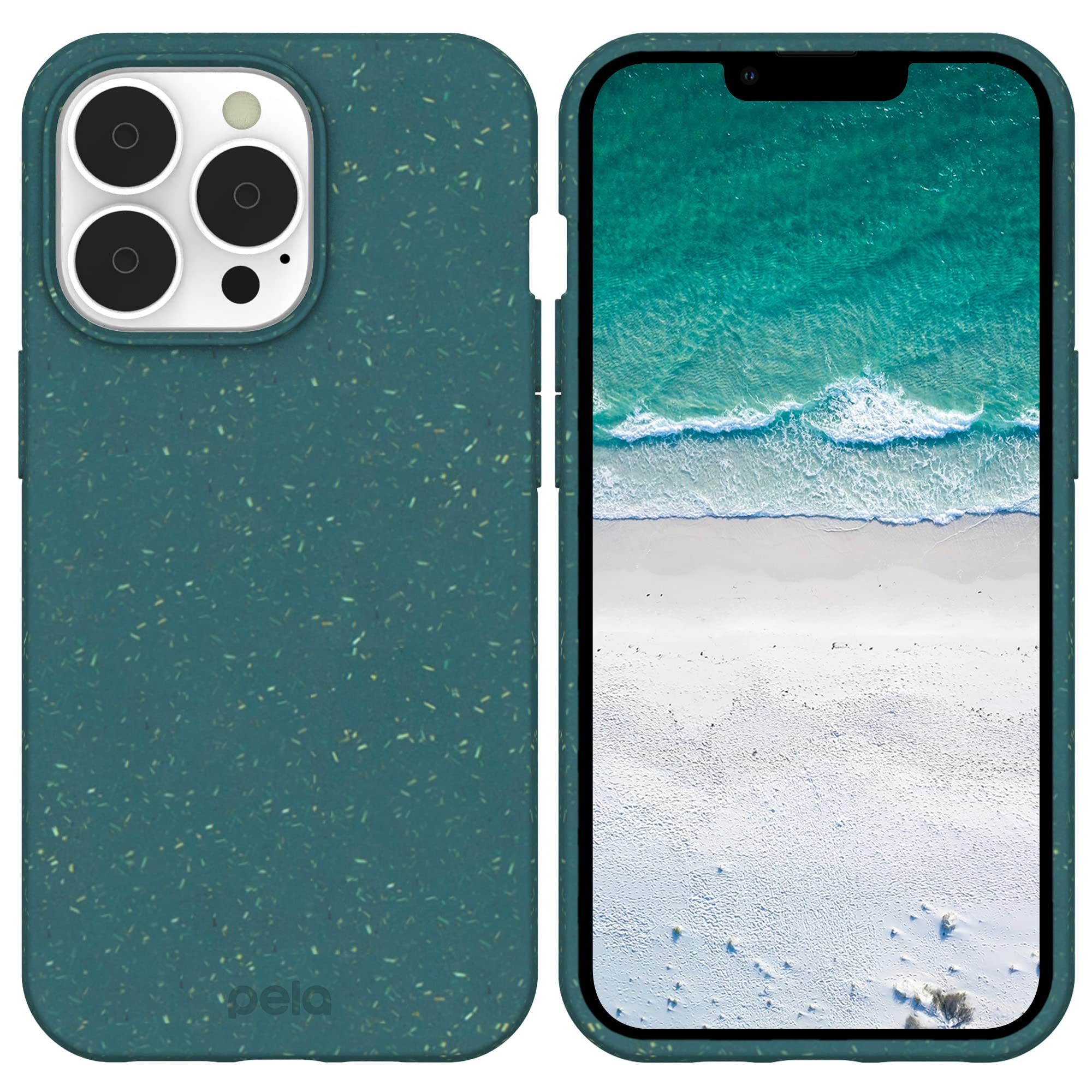 Eco-Friendly iPhone 13 Pro Case - Slim Green Plant-Based Biodegradable Phone Cover | Perfect for Outdoor Activities & Sustainable Lifestyle