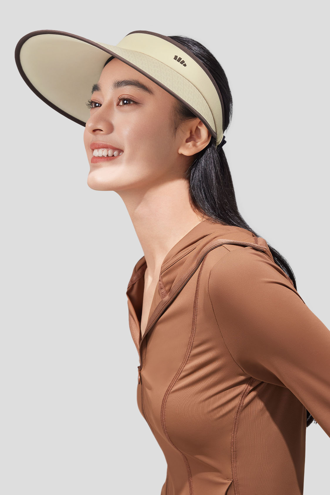 Guji S24 Women's UPF50+ Sun Visor Hat for Outdoor Sports, Running, Hiking & Beach Activities