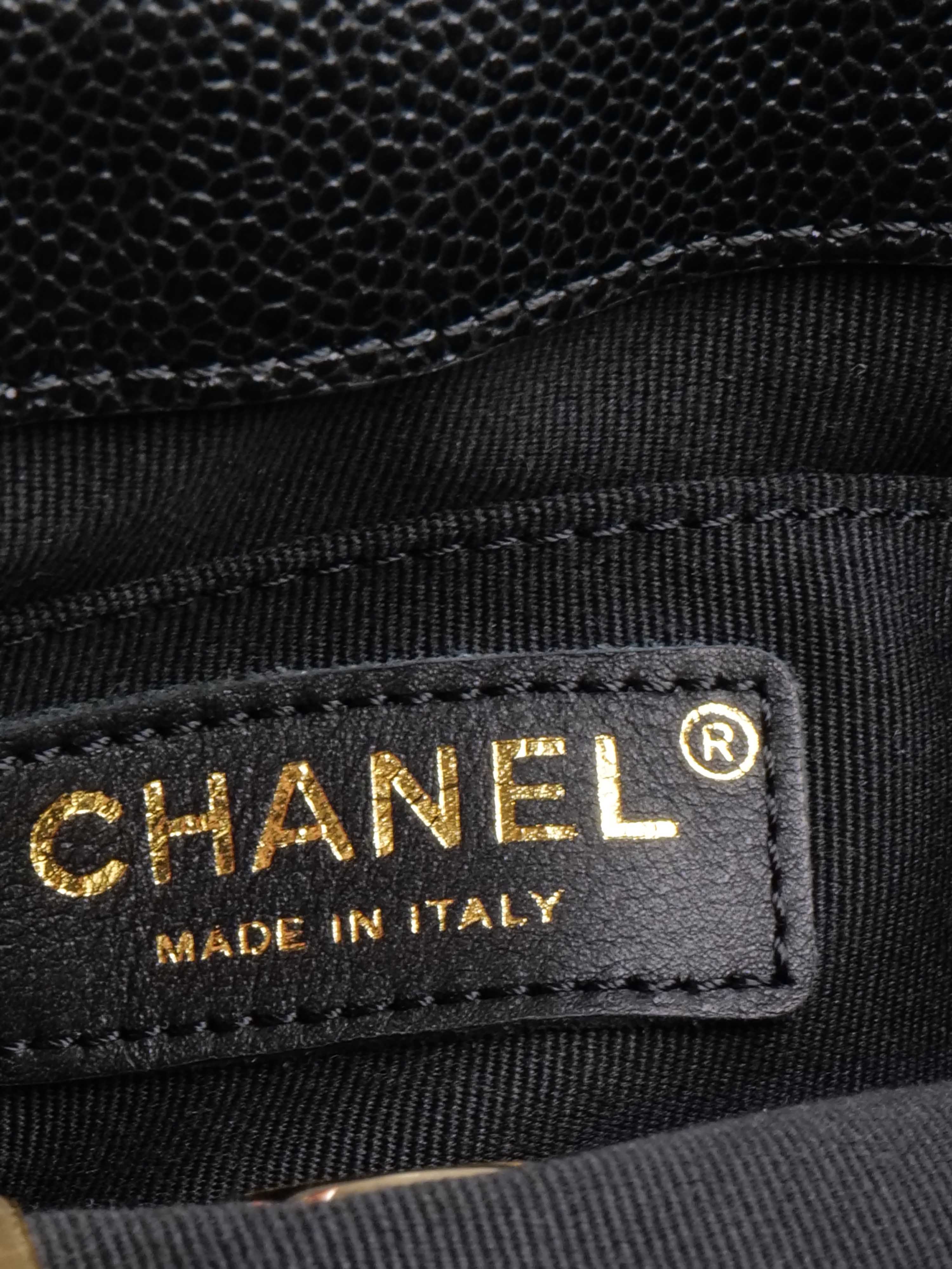 Chanel Black Caviar Leather Backpack for Women | Luxury Designer Handbag for Travel, Work & Everyday Use