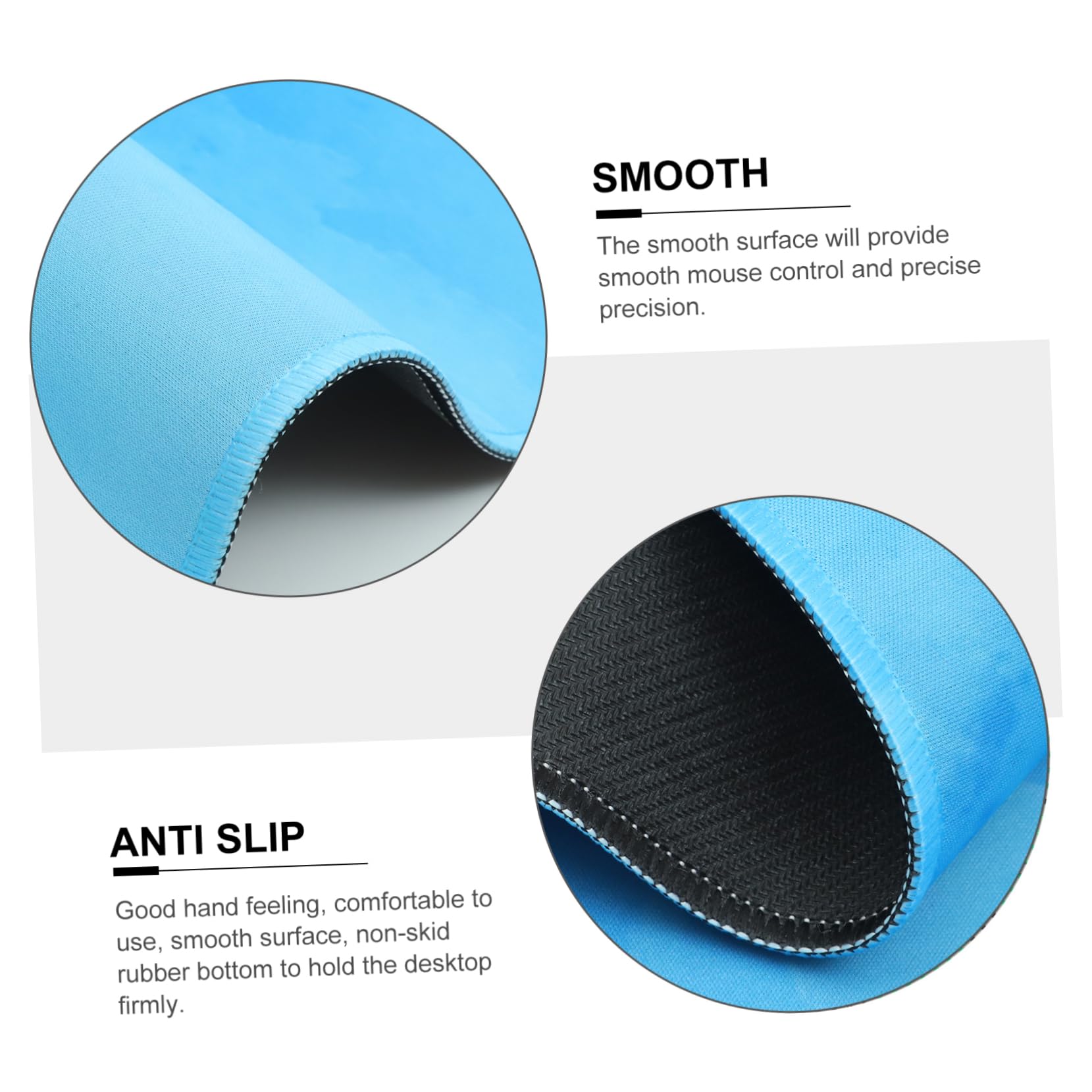 EXCEART Non-Slip Keyboard and Mouse Pad Set - Waterproof Desk Mat for Office, Gaming, and Home Use with Ergonomic Wrist Support - Perfect for Laptop, PC, Notebook Workstations (Black) | Home Office Essentials & Computer Accessories