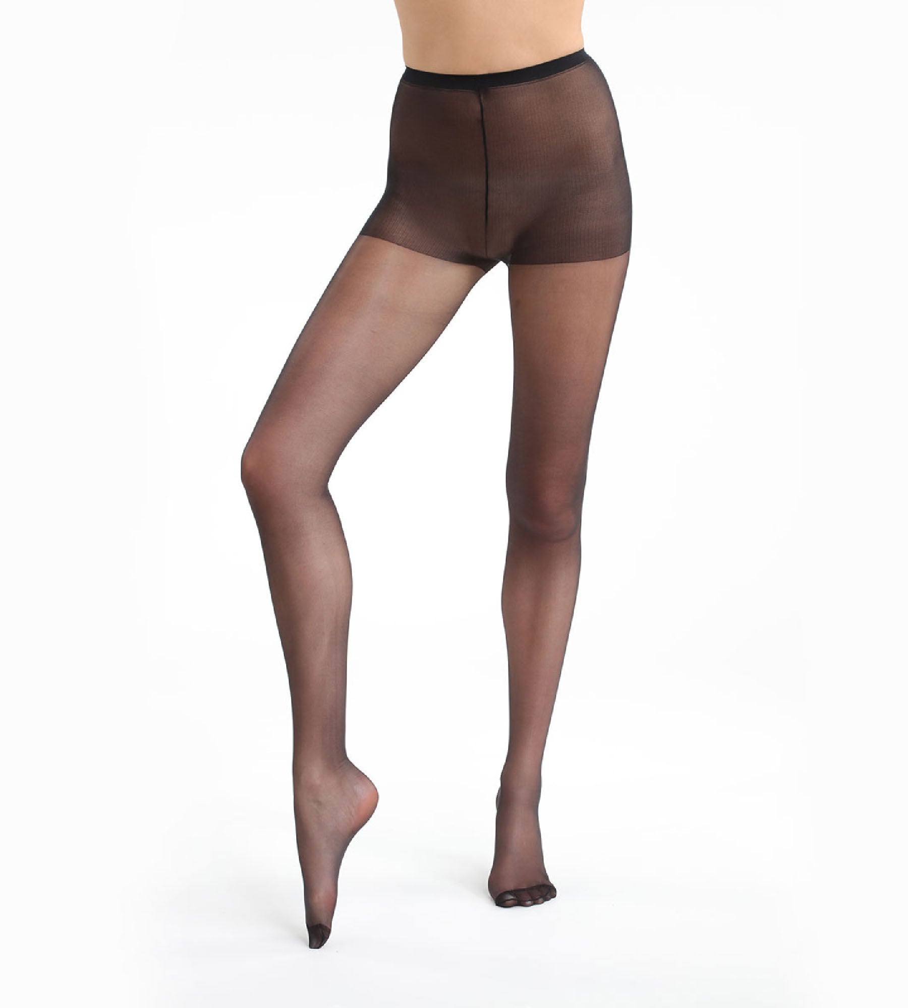 Shiny Black 15D Sheer Tights - Elegant & Comfortable for Everyday Wear, Parties & Special Occasions