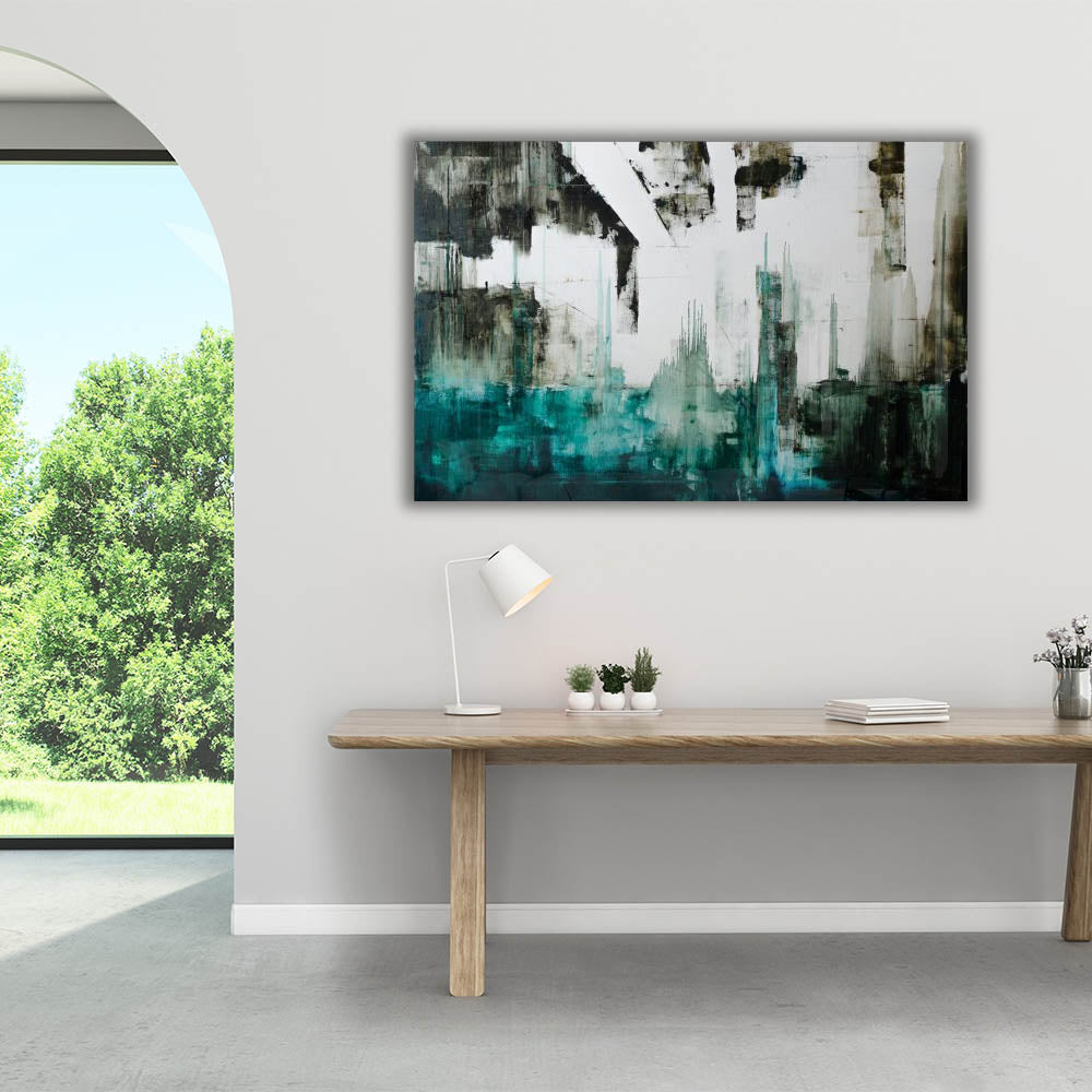 Abstract Silhouette City Wall Art - Modern Home Decor for Living Room, Bedroom & Office