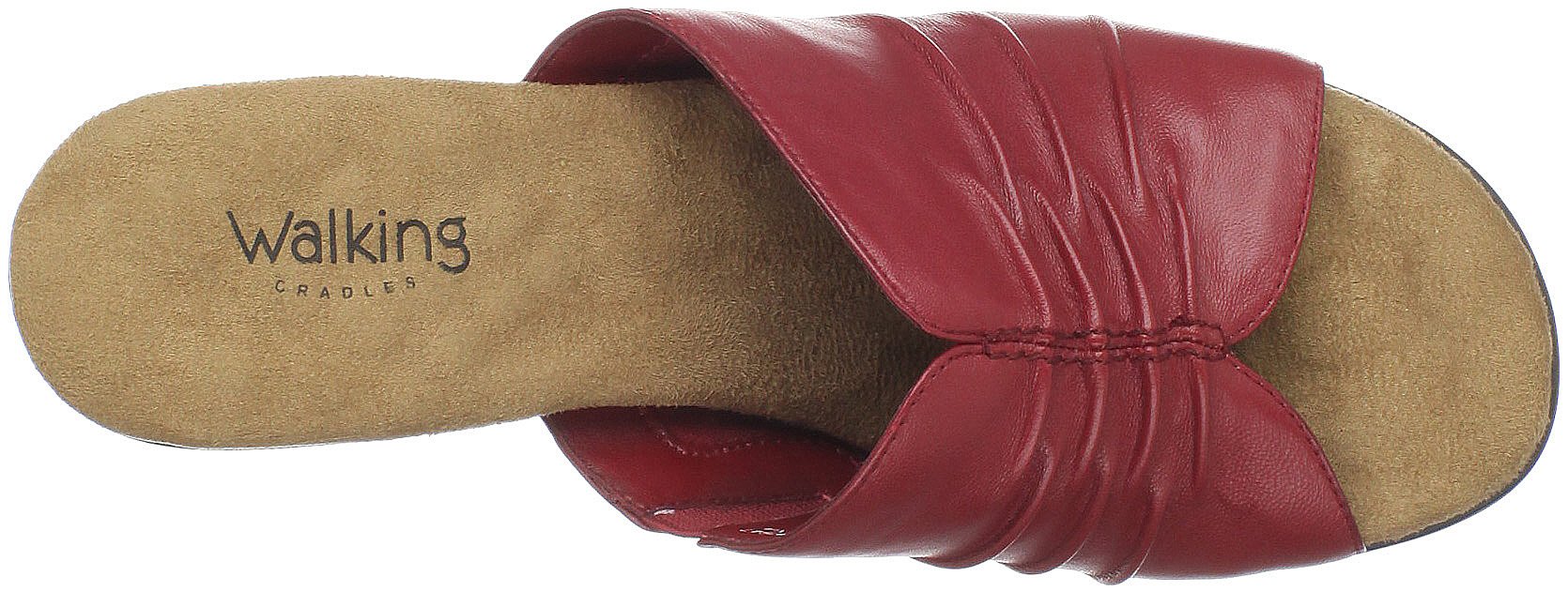 Walking Cradles Women's Comfortable Pleated Loafers - Slip On Casual Shoes for Work, Travel & Everyday Wear