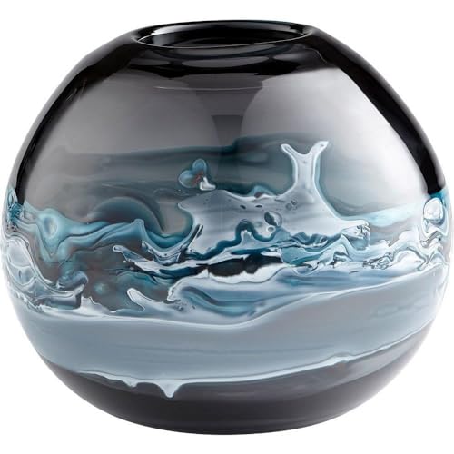 Cyan Design 10461 Blue-Cyan Vases & Planters - Elegant Home Decor for Living Room, Dining Table & Office Spaces