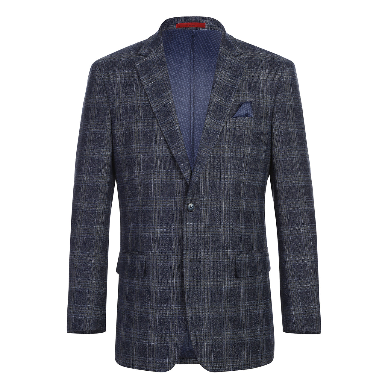 Renoir Alessandro Vitello Classic Fit Navy Blazer - Size 46 (294) | Premium Men's Formal Wear for Business, Weddings & Special Occasions