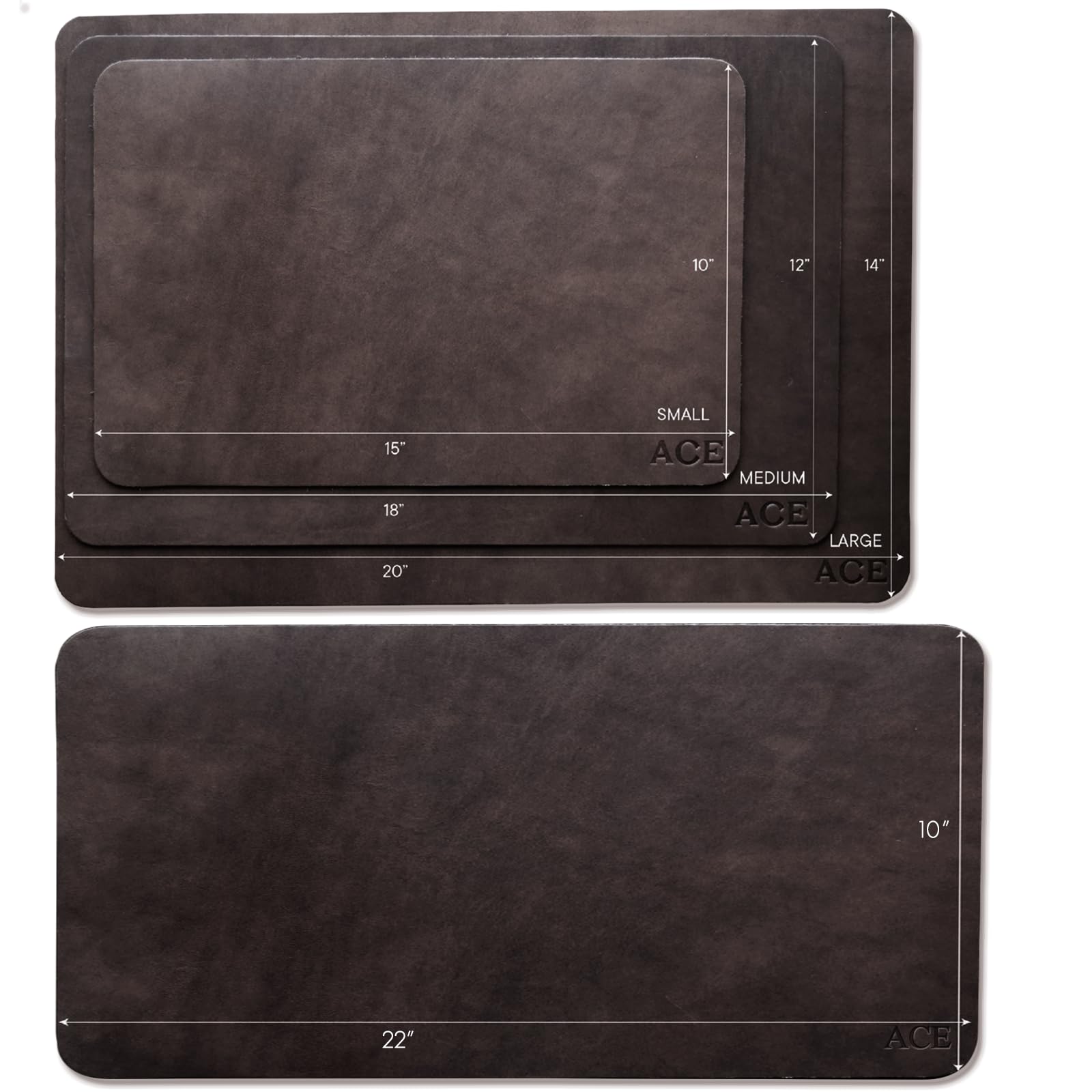 Personalized Leather Desk Pad - Custom Monogrammed Desk Mat & Blotter for Home Office | WFH Essential, Leather Office Decor & Workspace Accessories for Productivity & Style