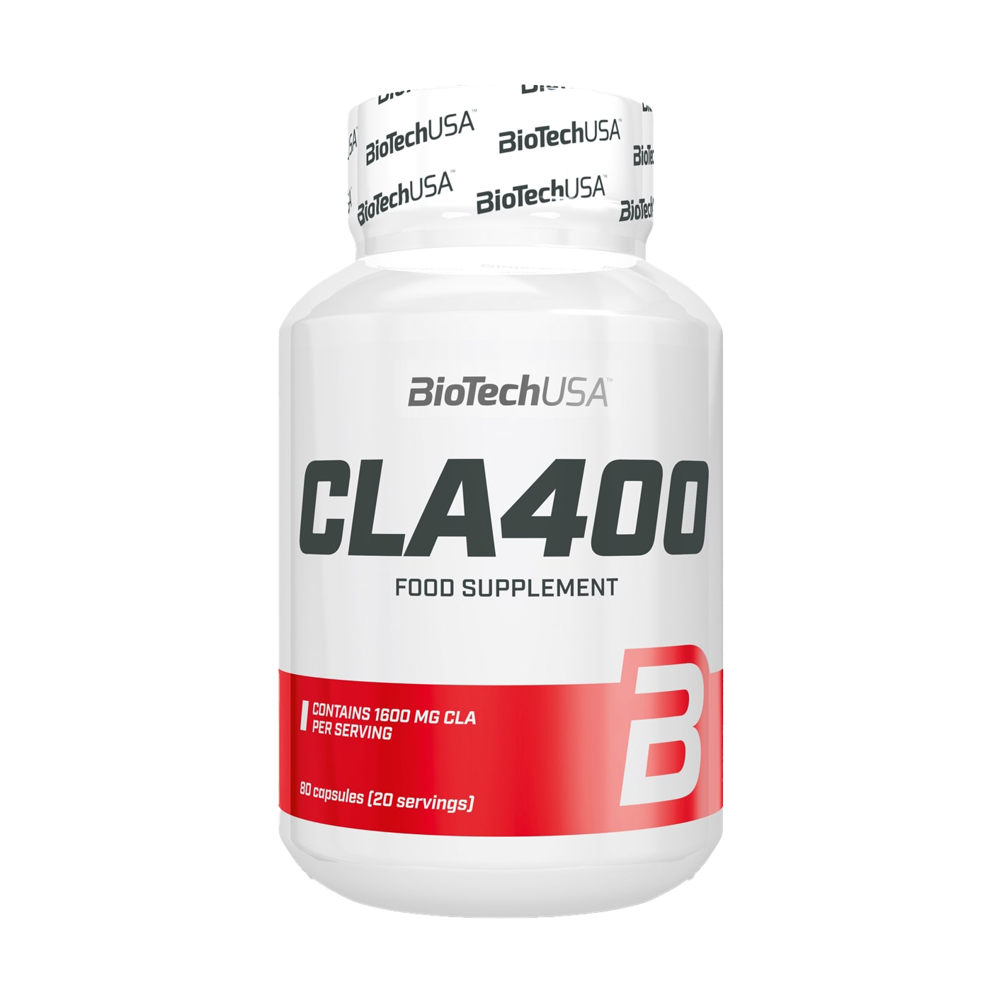 BioTechUSA CLA 400 - 80 Capsules for Weight Loss & Fat Burning | Supports Lean Muscle Growth | Ideal for Fitness & Bodybuilding