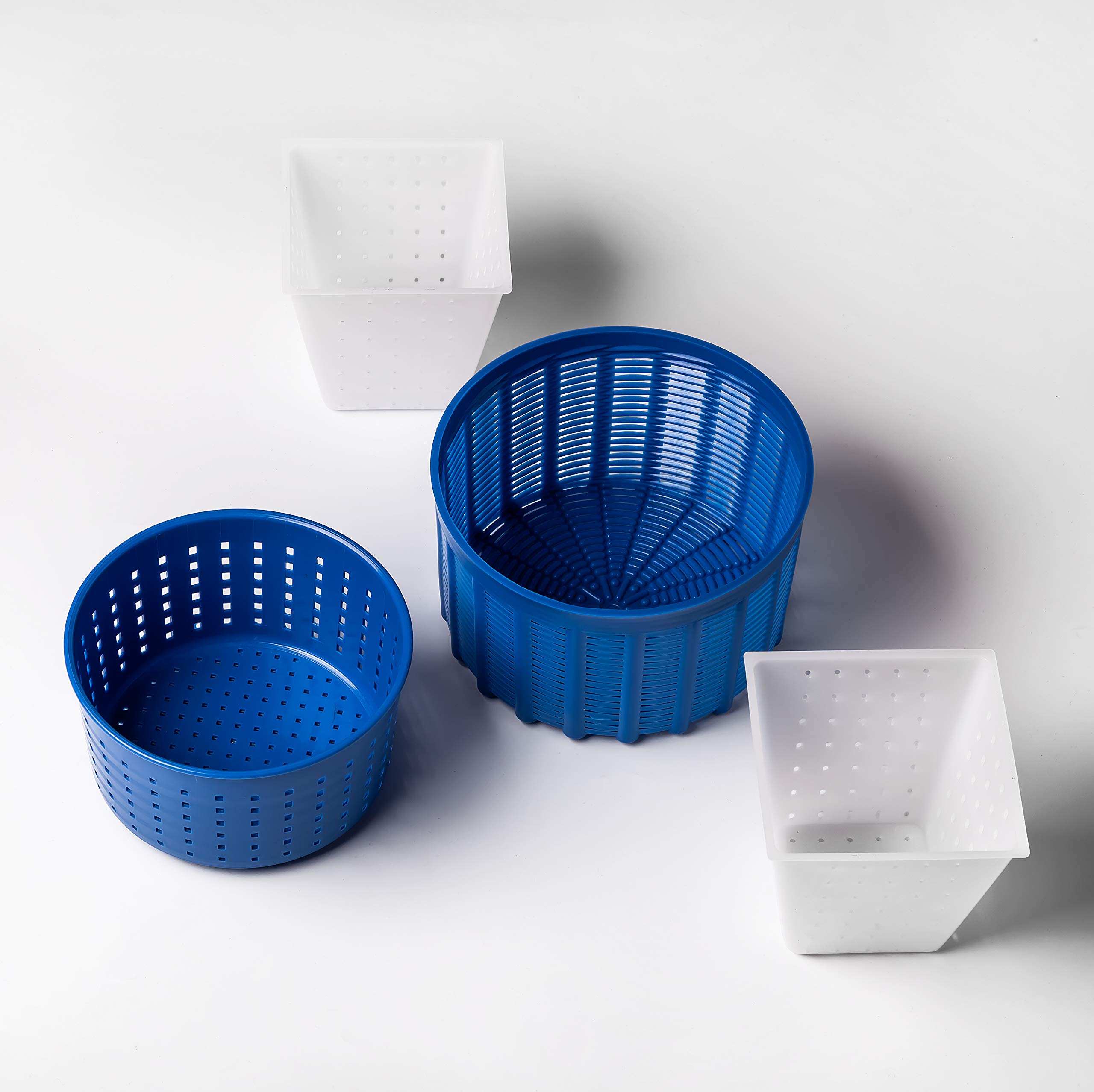 Premium Cheese Making Kit with Cheese Molds & Basket - Includes Rennet for Goat, Cow & Milk Cheese (0.88-2.6 lbs) - Valance Blue & White Design - Perfect for Homemade Cheese, DIY Kitchen Projects & Gourmet Cooking