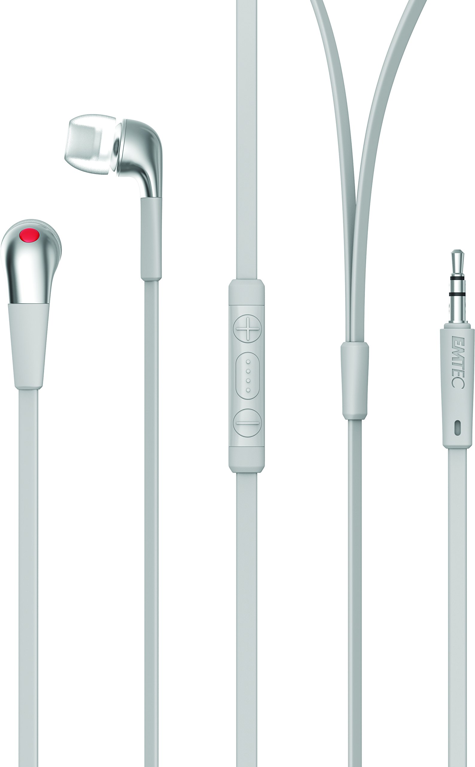 EMTEC Stay Wireless Earbuds for iPhone - Bluetooth 5.0 in-Ear Headphones with Mic, 24H Playtime, IPX5 Waterproof - Perfect for Gym, Running, Workouts & Commuting