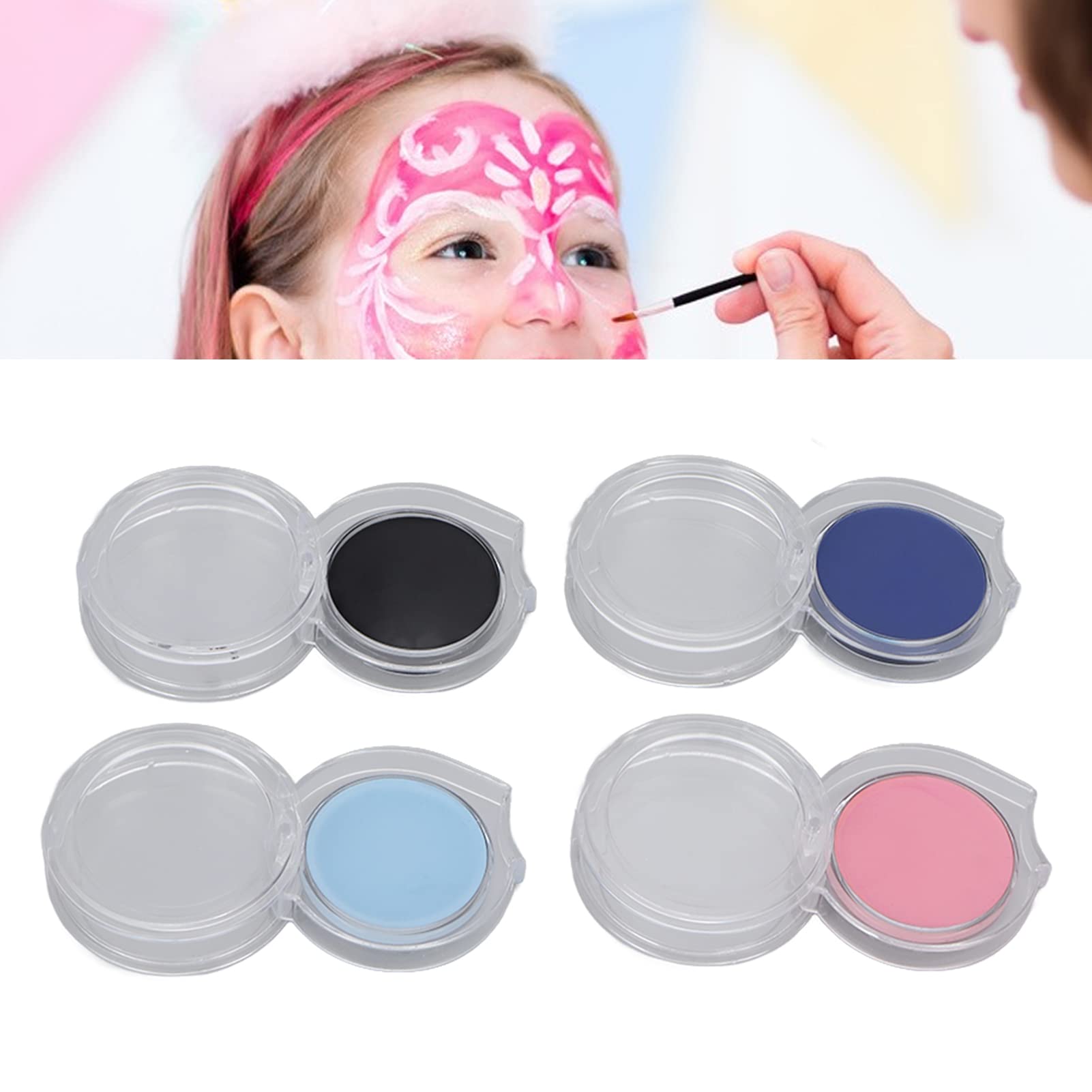 Halloween Face & Body Paint - 1.2oz Non-Toxic, Washable Paint for Kids & Adults - Perfect for Costume Parties, Cosplay & Festive Celebrations