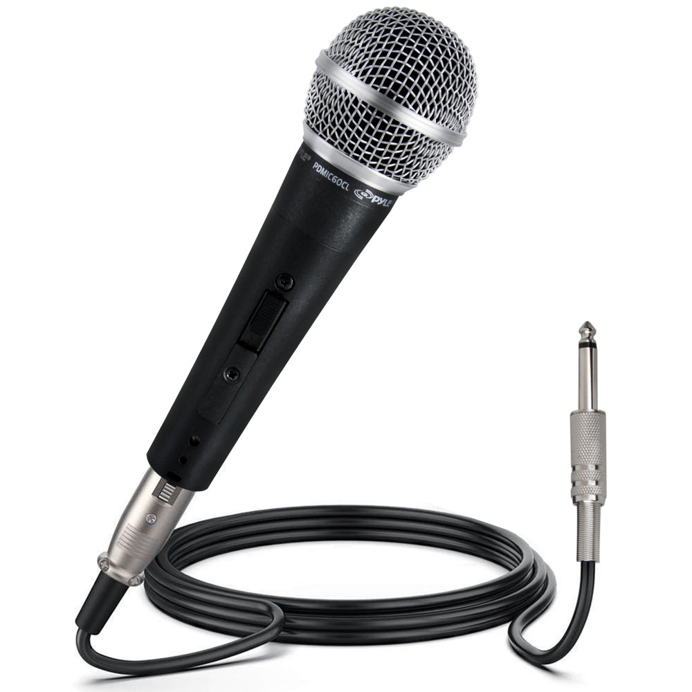 Professional Handheld Dynamic Microphone - Studio & Live Performance, Podcasting, Streaming, Vocal Recording - High-Quality Sound for Singers, Speakers & Content Creators