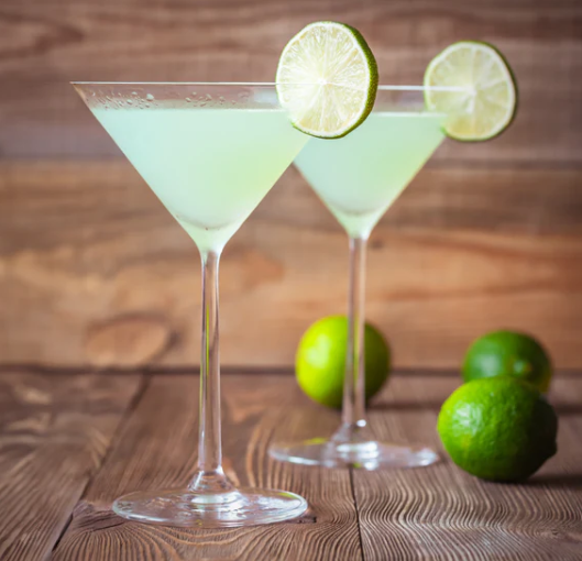Premium Lead-Free Crystal Martini Glasses Set of 2 - Elegant Cocktail Glassware for Home Bars, Parties & Entertaining