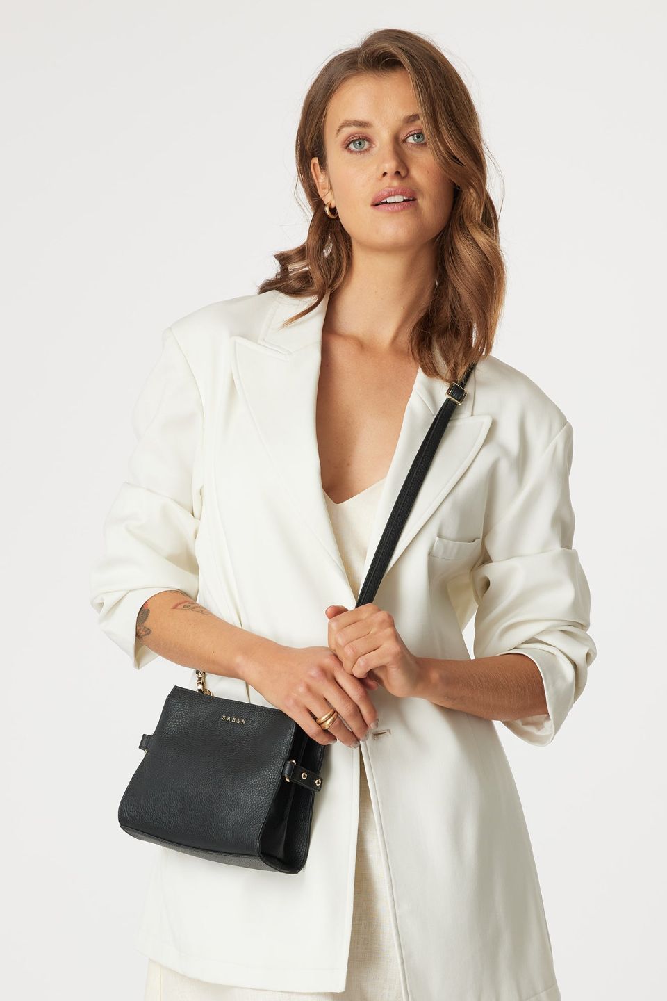 Birdie Black Mini Top Handle Square Crossbody Bag for Women - Stylish Small Shoulder Purse with Adjustable Strap, Perfect for Date Night, Travel & Everyday Use