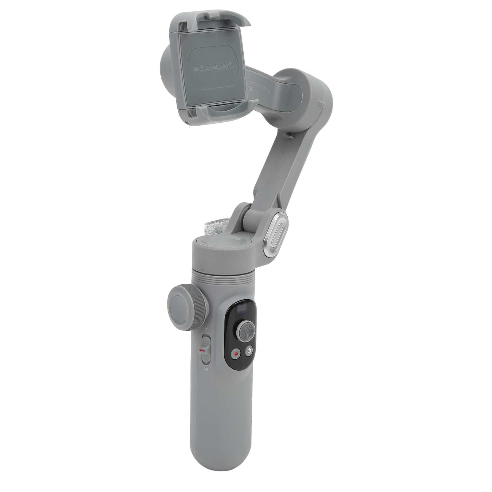 3-Axis Smartphone Gimbal Stabilizer with Fill Light, Focus & Zoom Control - Handheld Stabilizer for iPhone & Android Vlogging, Live Streaming & Content Creation